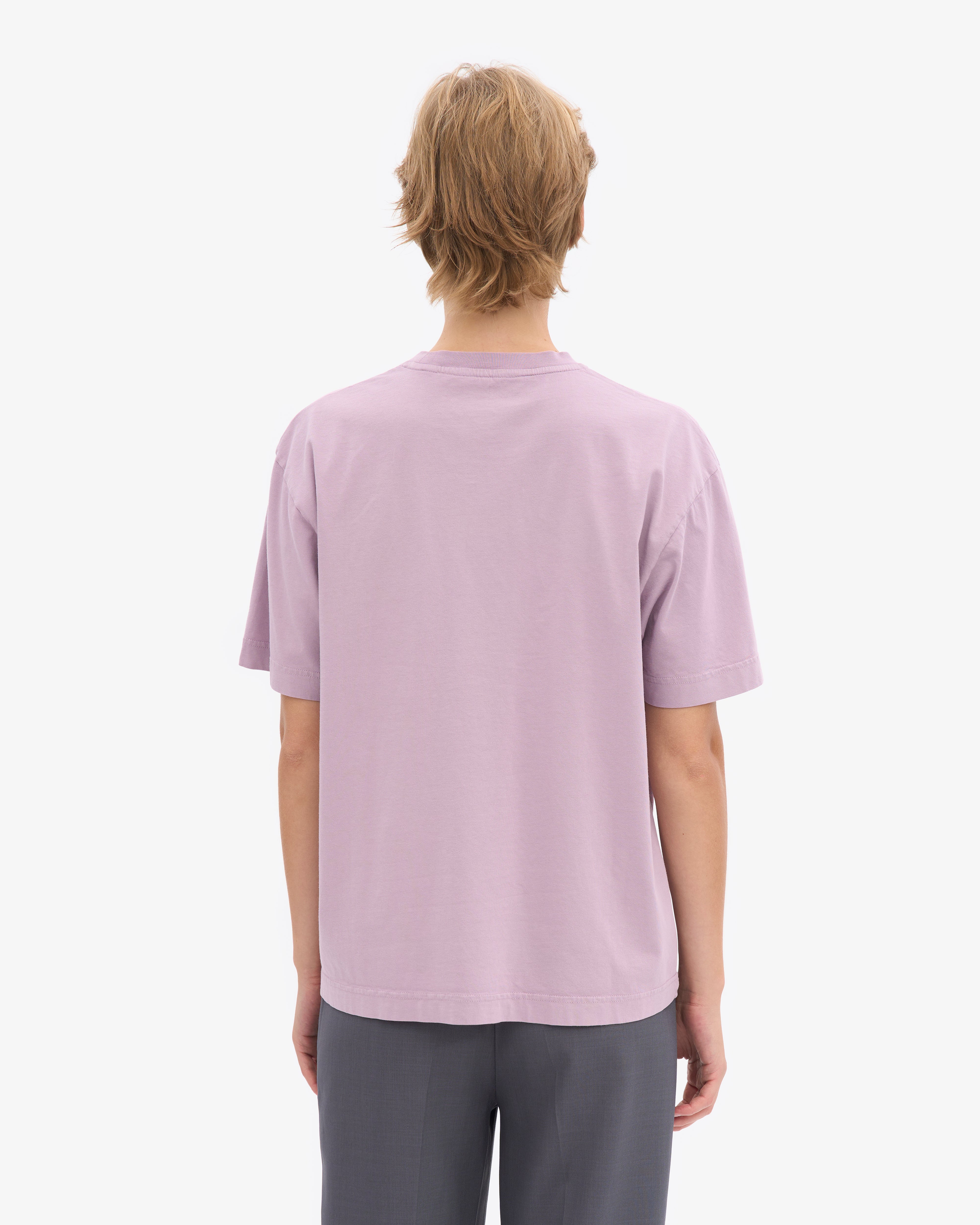 Oversized Organic T-Shirt - Pearly Purple