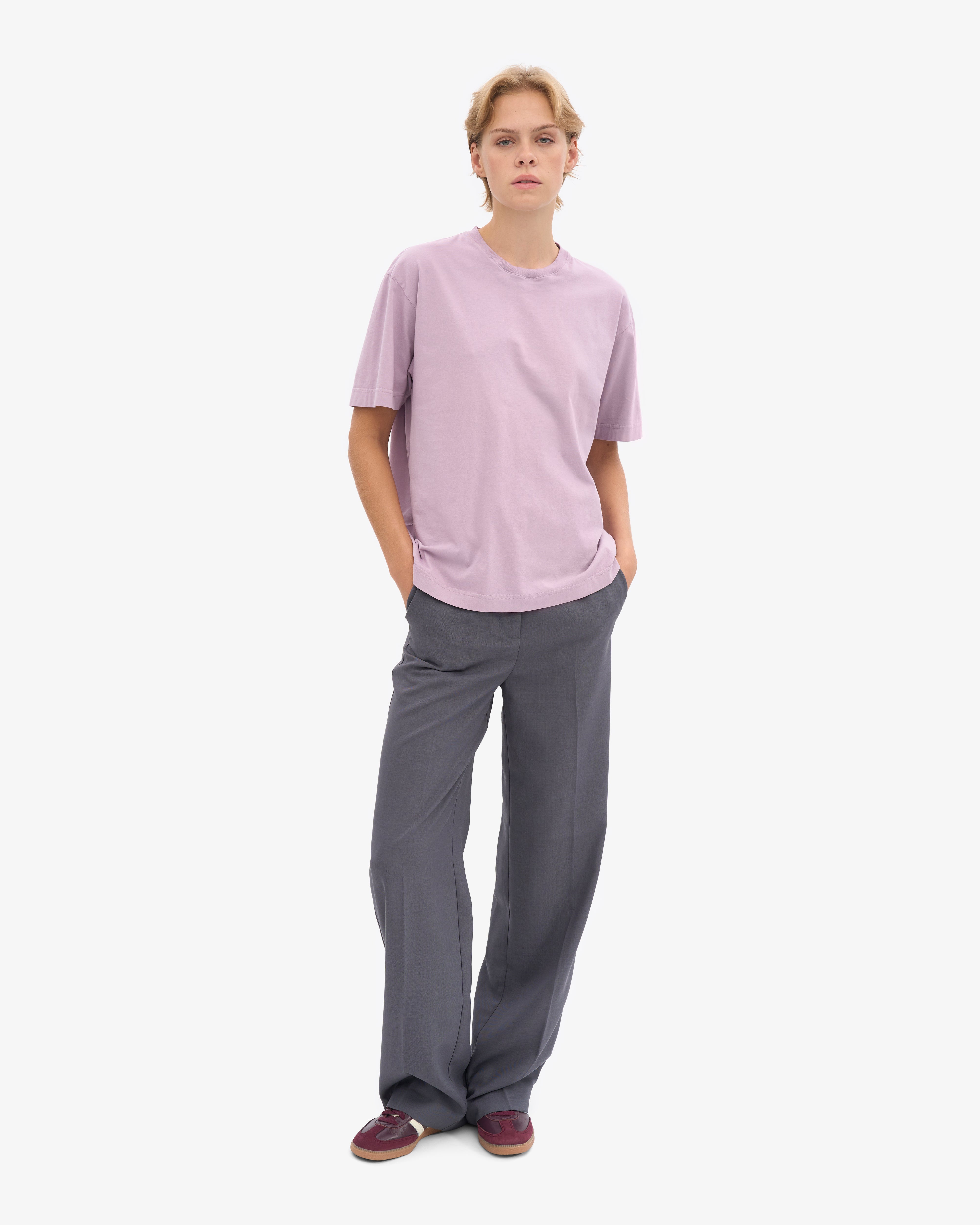 Oversized Organic T-Shirt - Pearly Purple