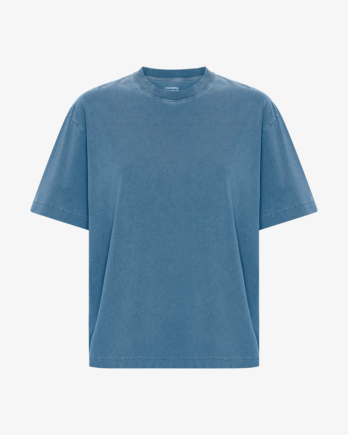 Oversized Organic T-Shirt - Faded Indigo