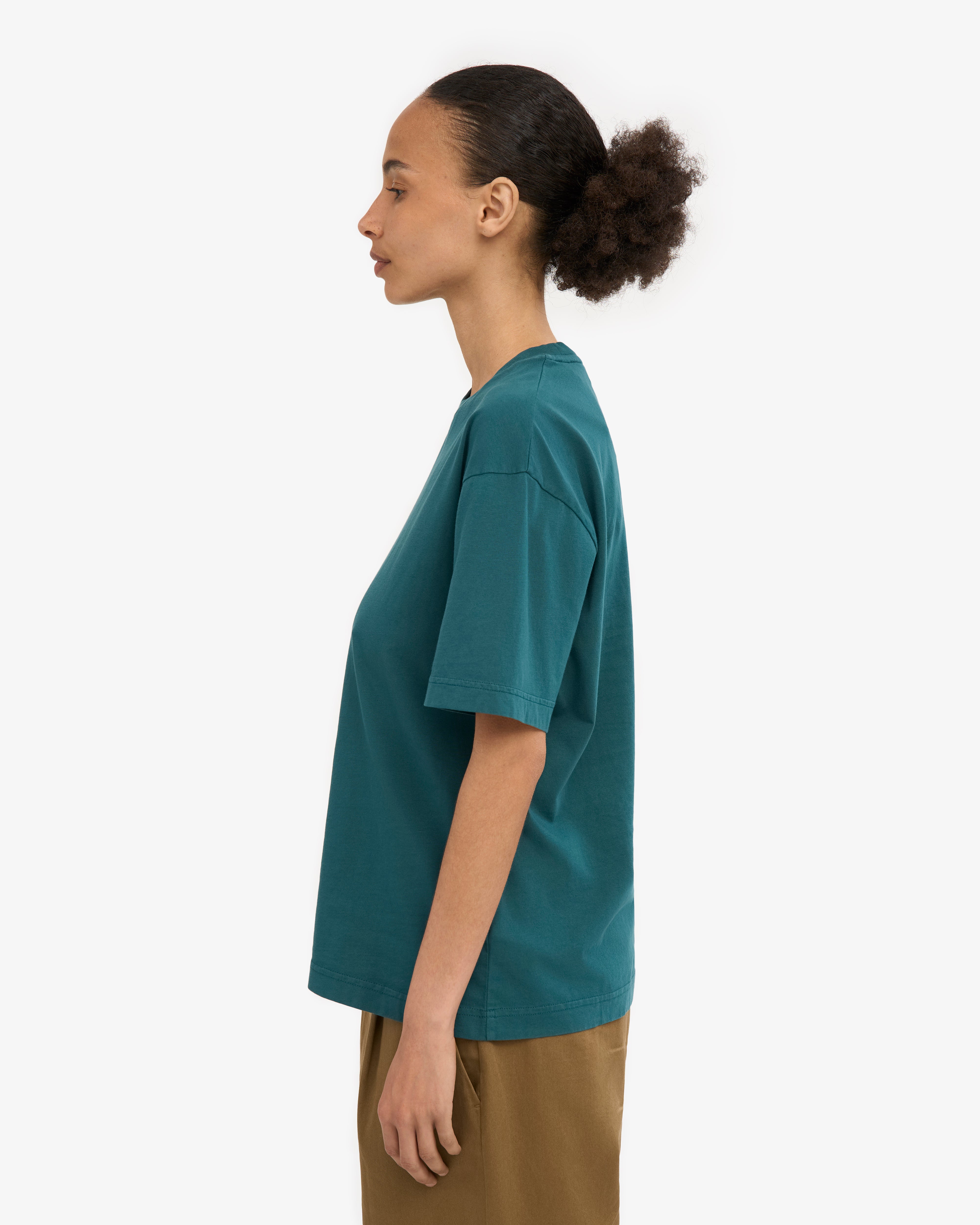 Oversized Organic T-Shirt - Ocean Green