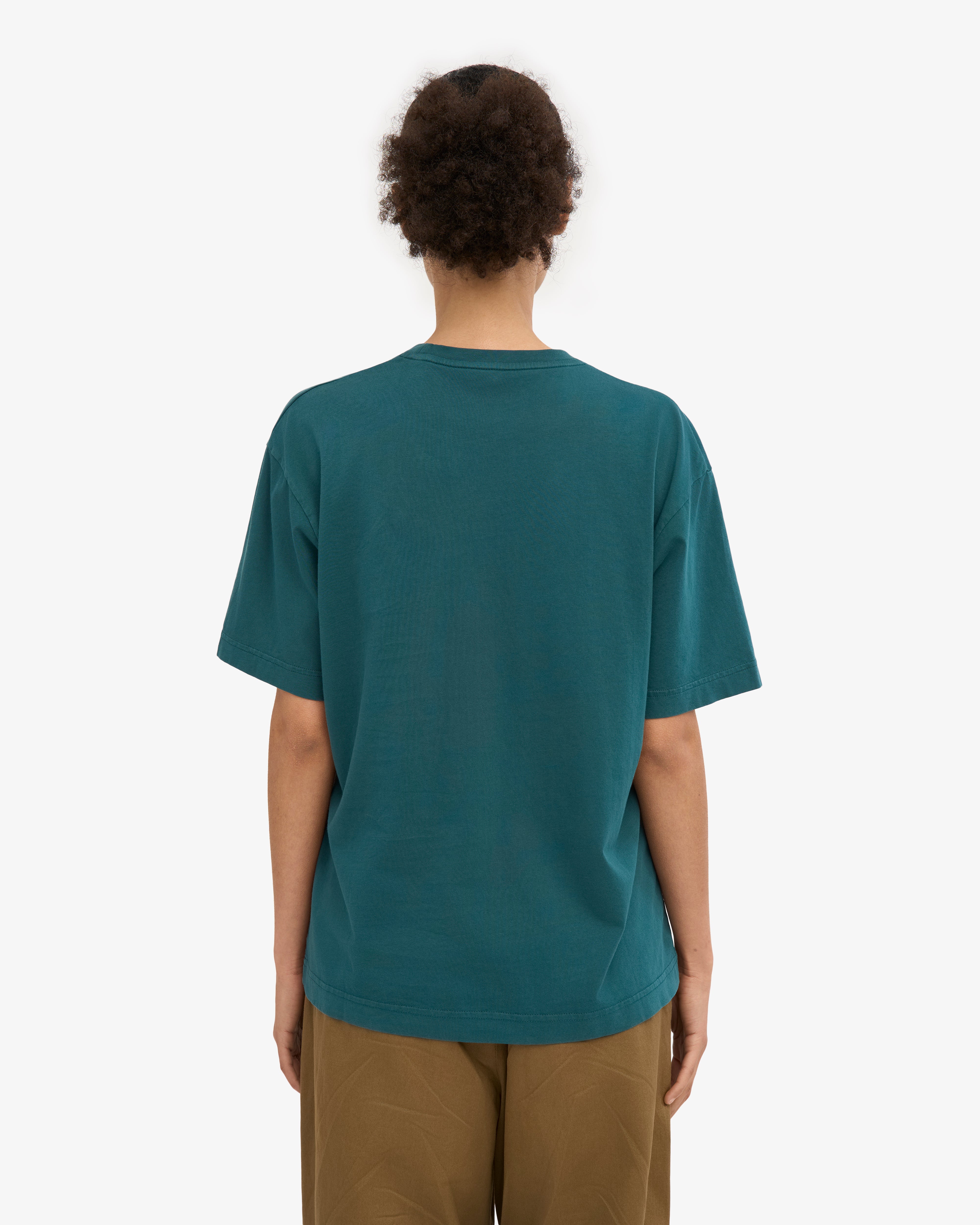 Oversized Organic T-Shirt - Ocean Green