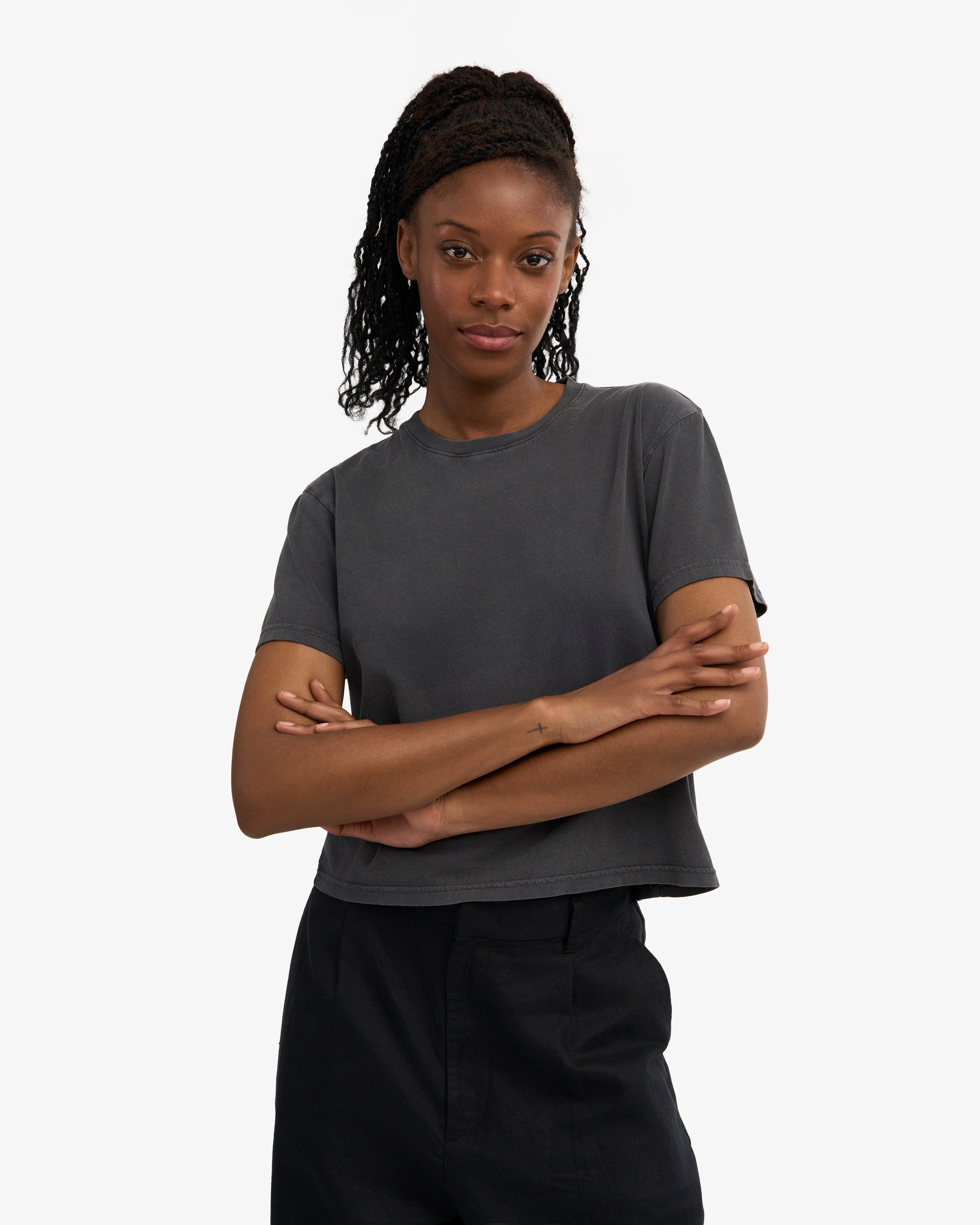 Organic Boxy Crop  Tee - Mixed 02 (3-Pack)
