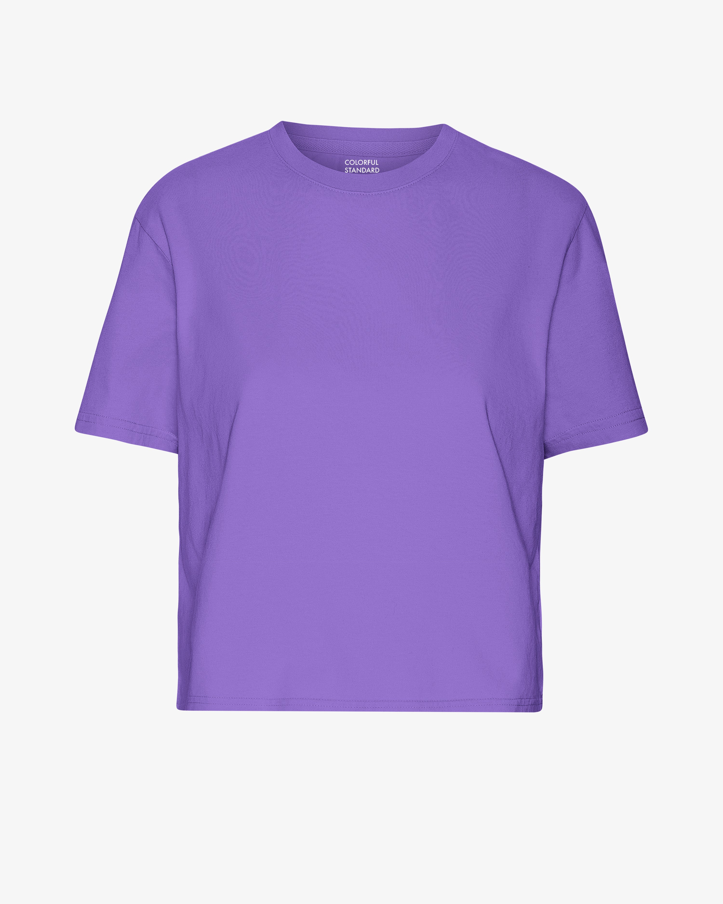 Organic Boxy Crop Tee - Ultra Violet