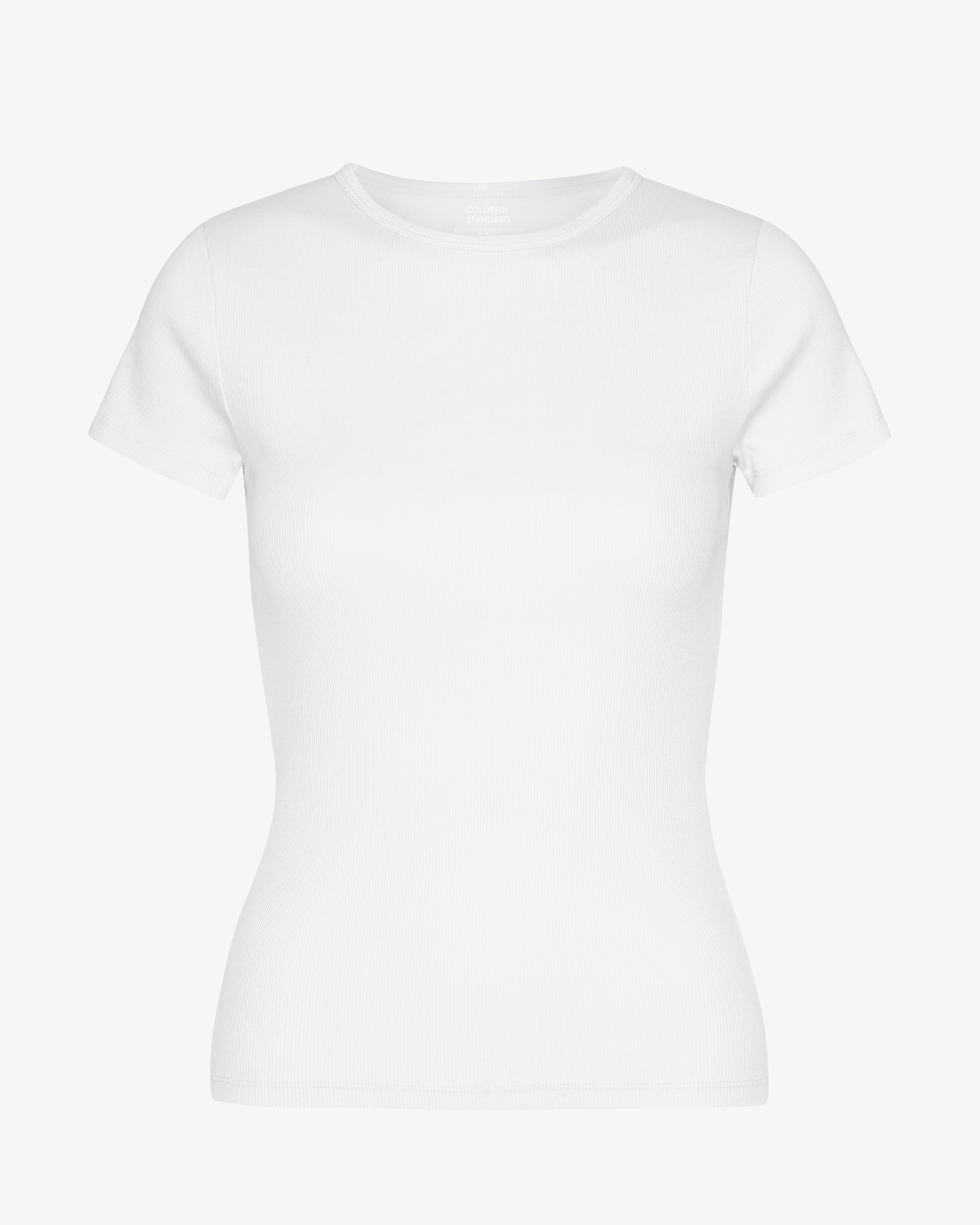 Organic Rib T-Shirt - Optical White