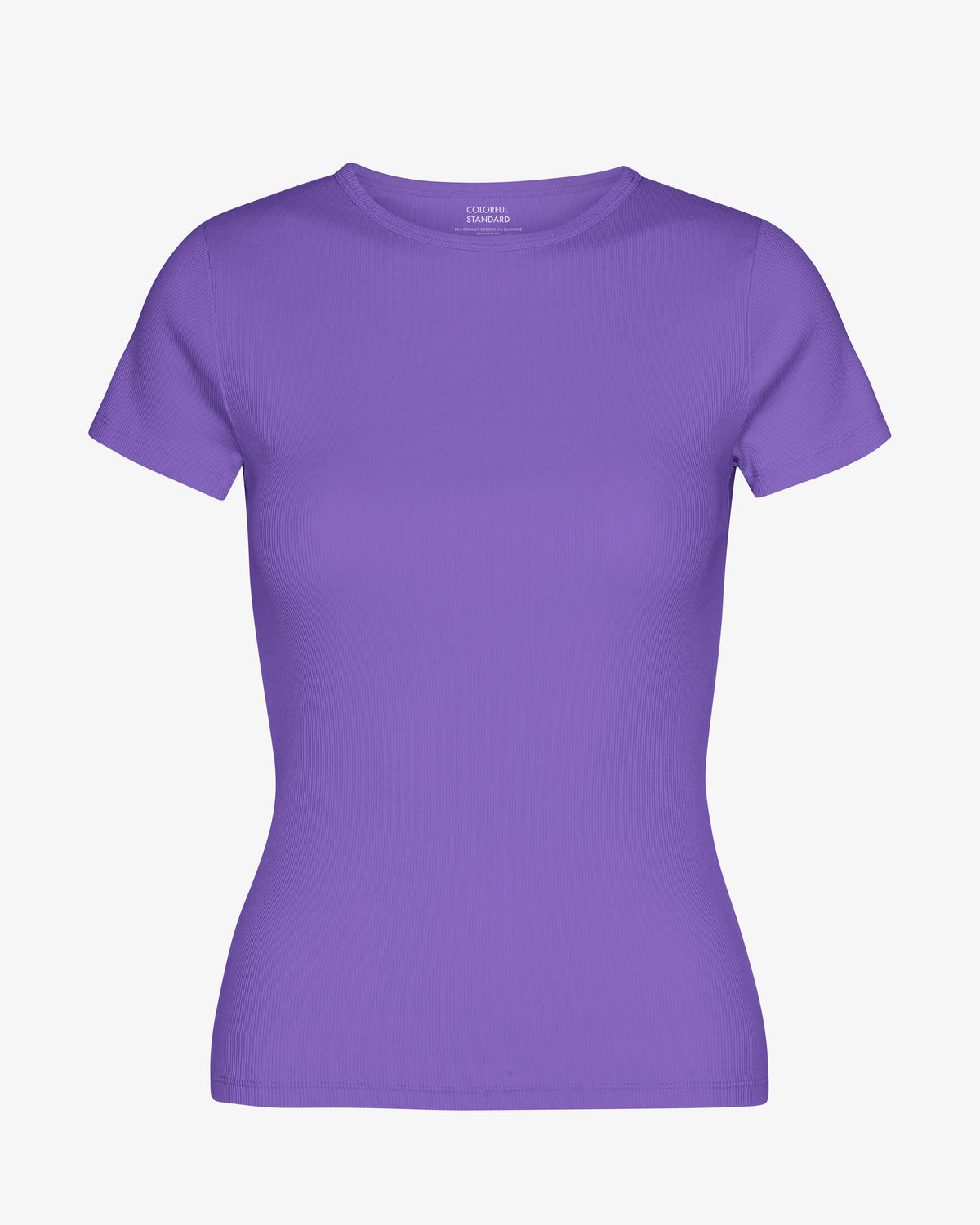Violet Riband Organic Rib T-Shirt - Ultra Violet – Colorful Standard