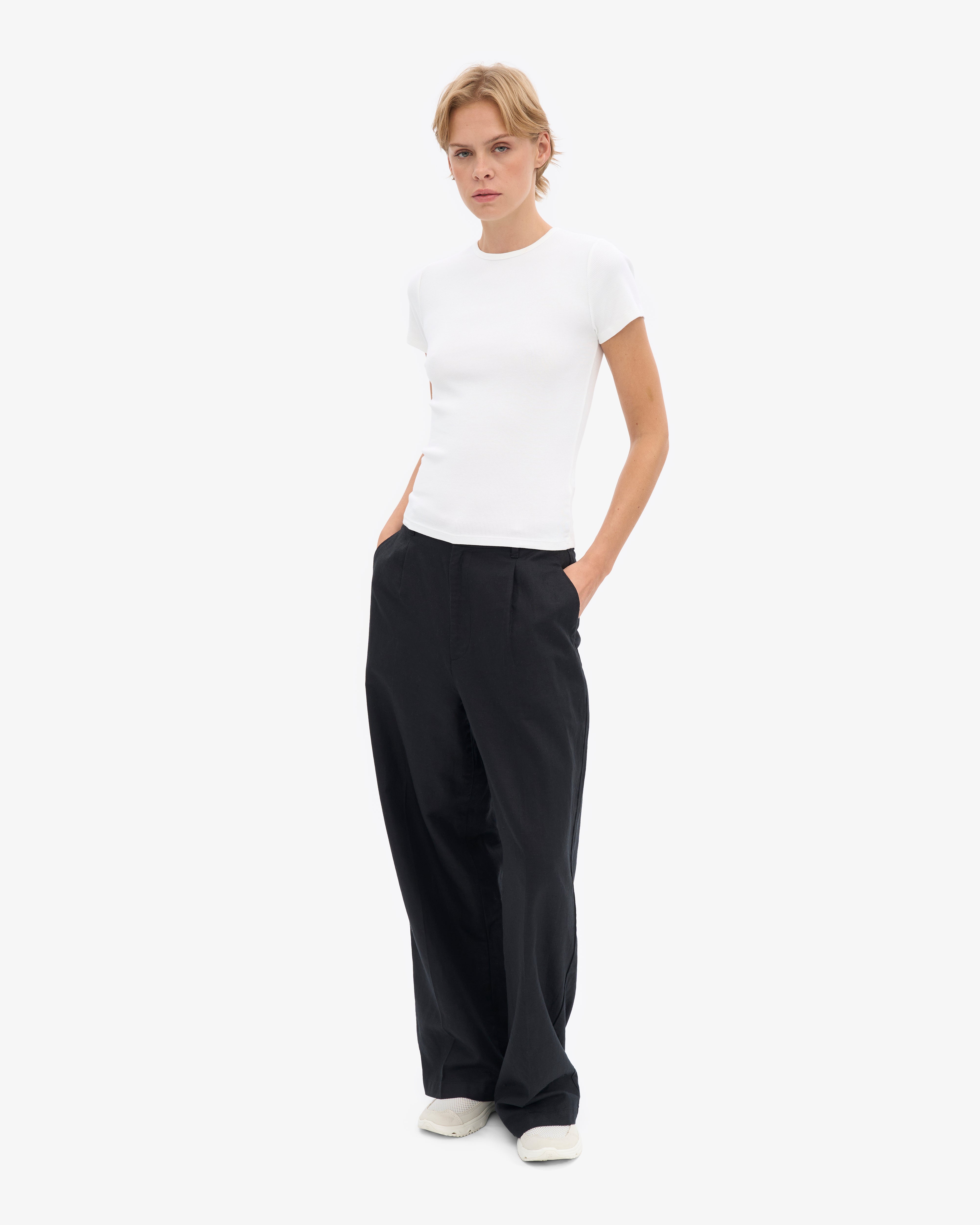 Organic Rib T-Shirt - Optical White