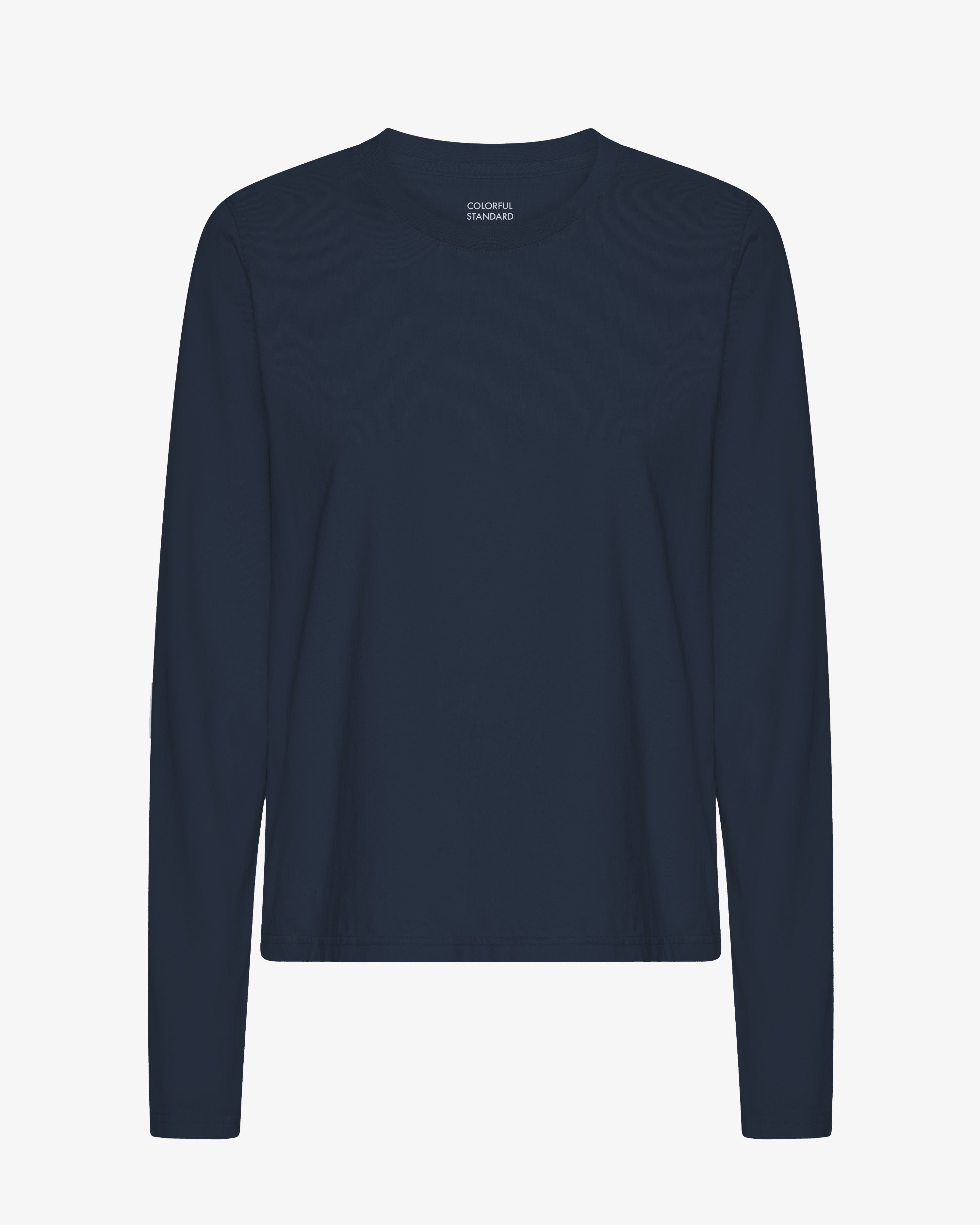 Women Organic LS T-Shirt - Navy Blue