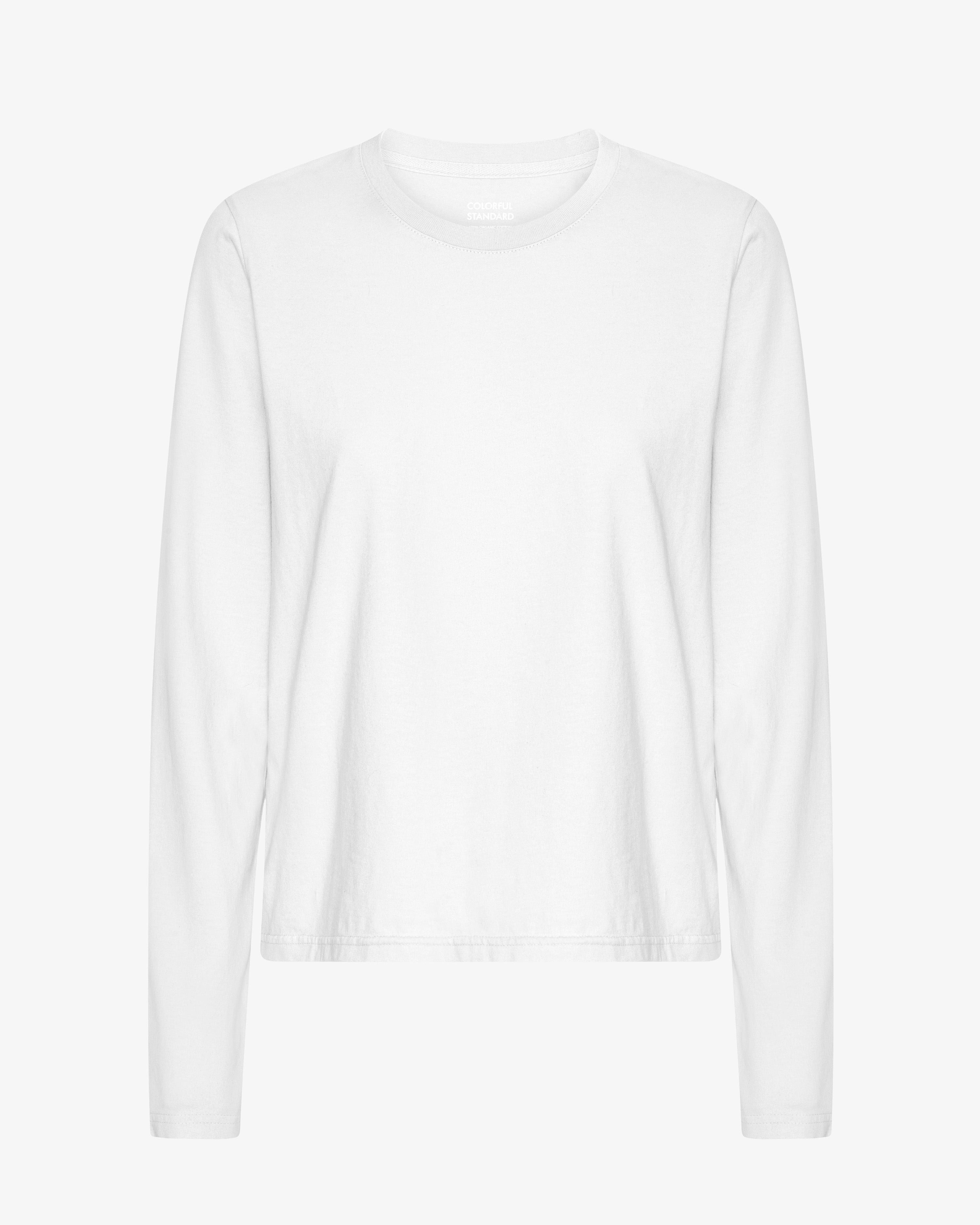 Women Organic LS T-Shirt - Optical White