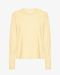 Women Organic LS T-Shirt - Soft Yellow