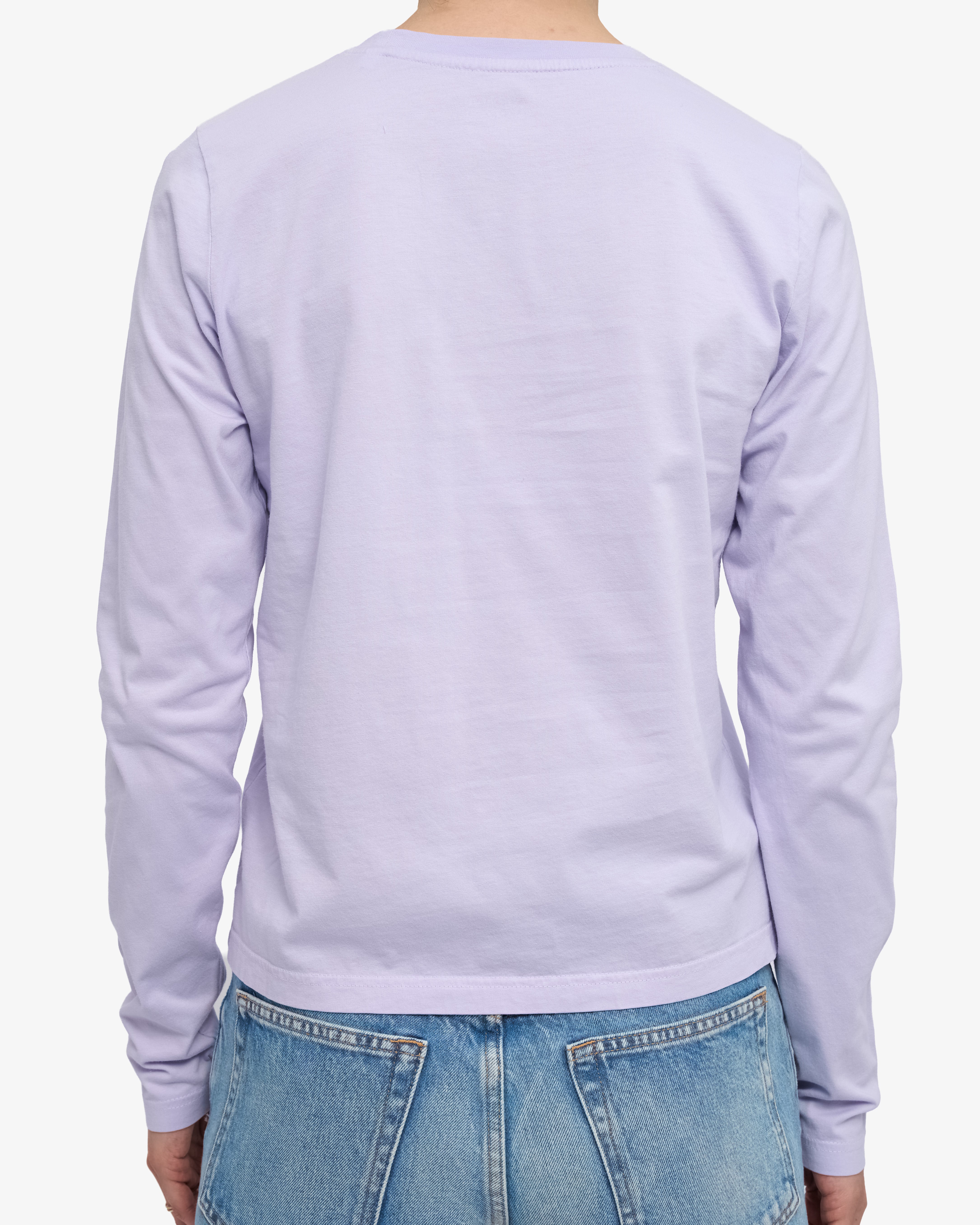 Women Organic LS T-Shirt - Soft Lavender