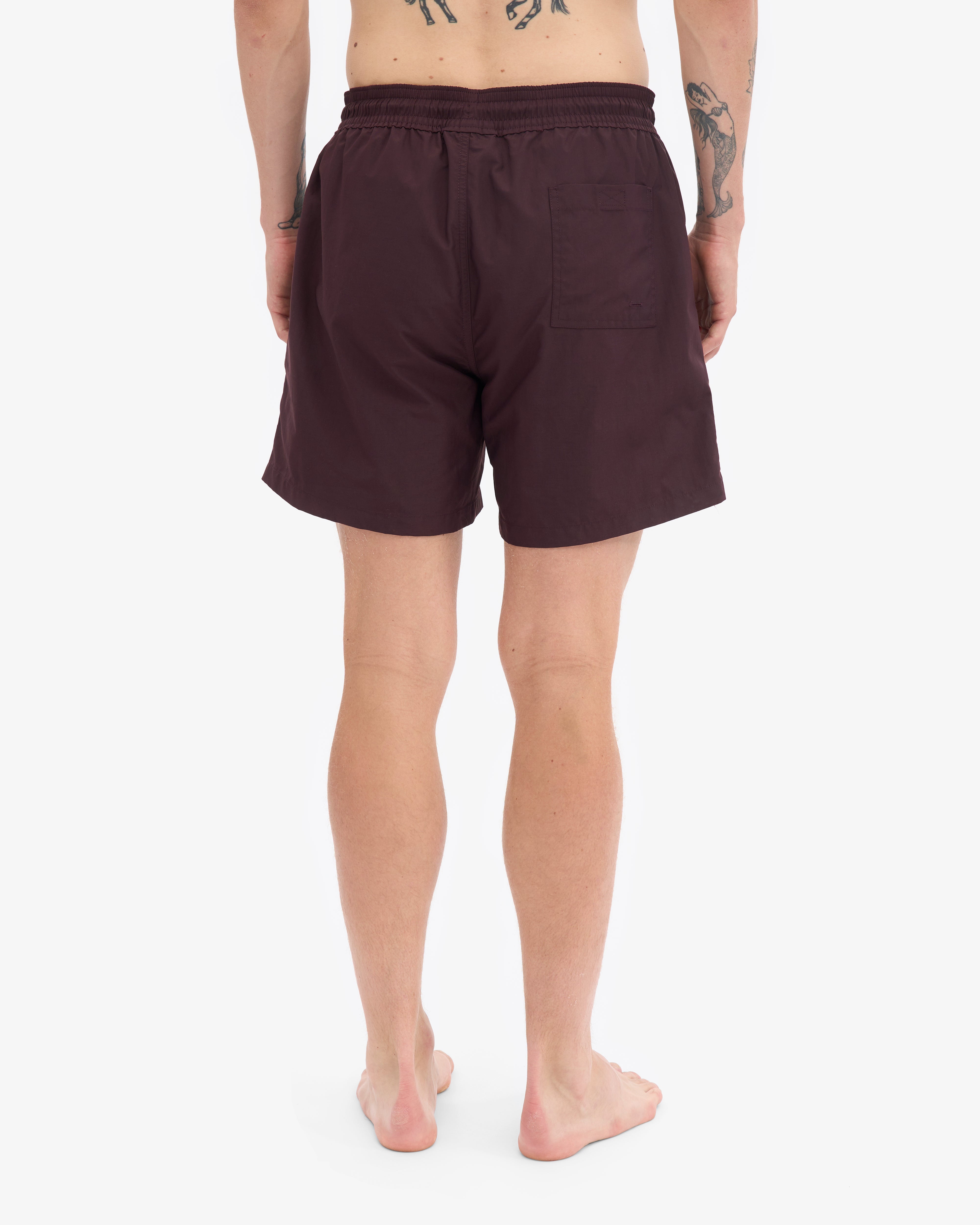 Classic Swim Shorts - Oxblood Red