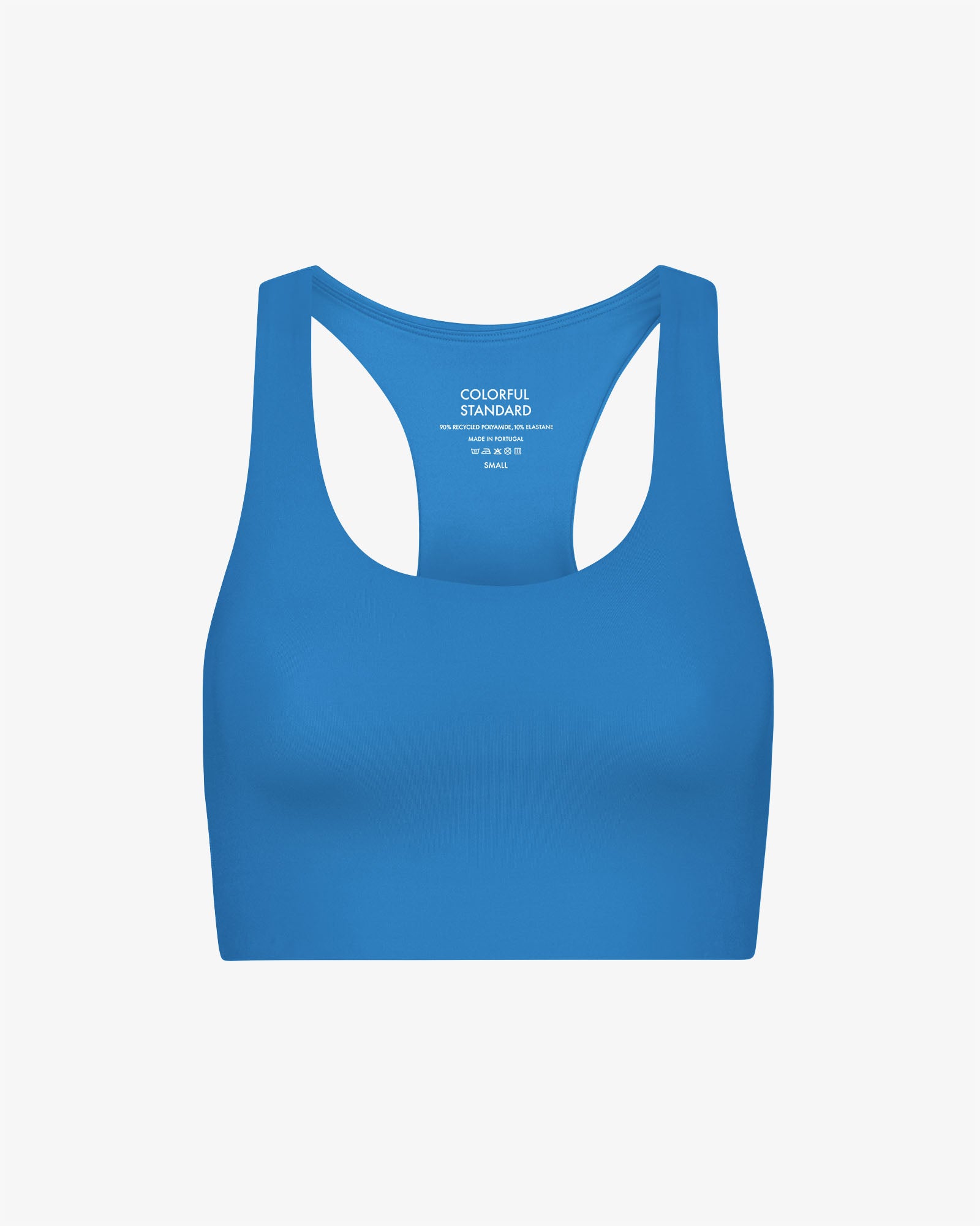 Active Cropped Bra - Pacific Blue
