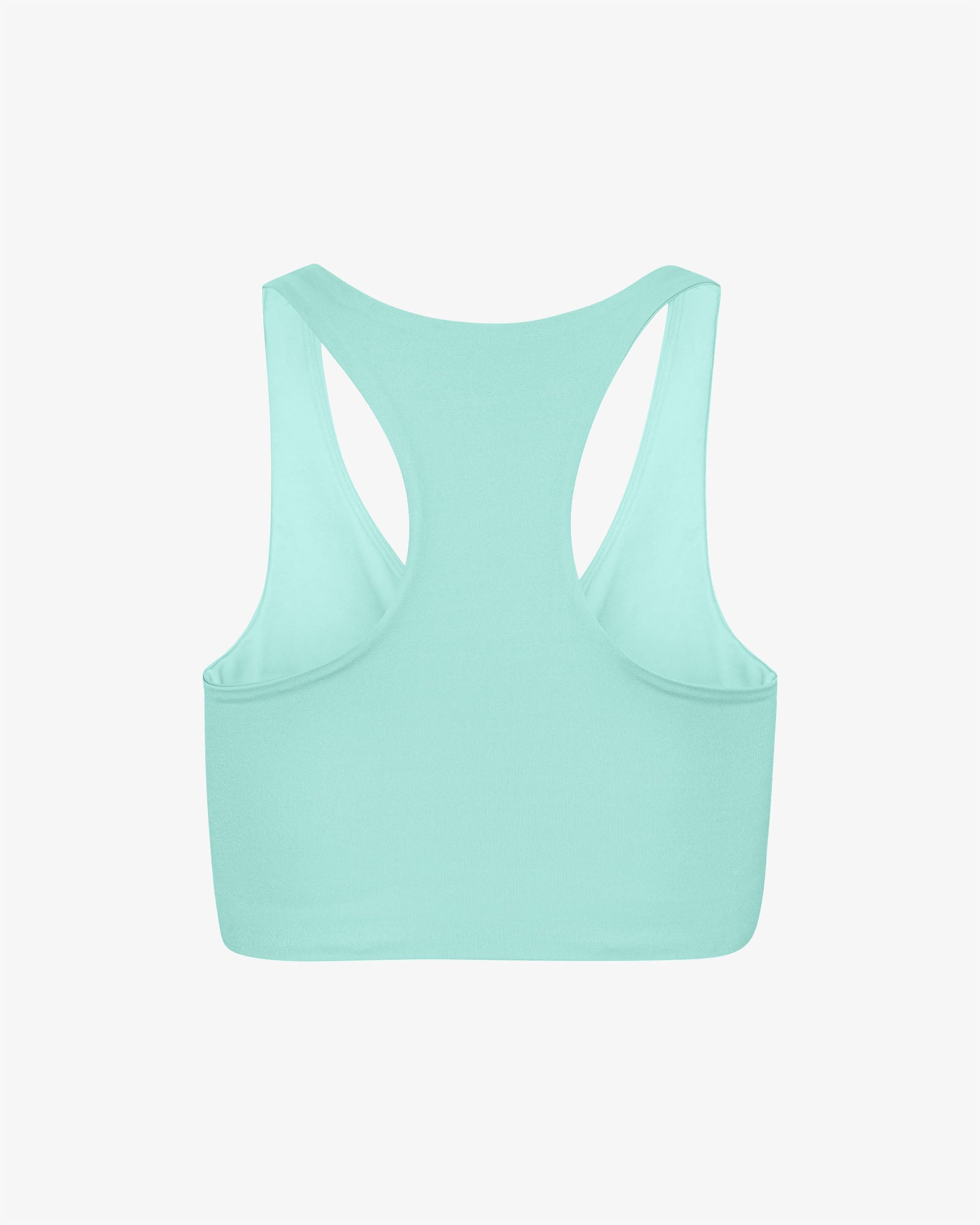 Active Cropped Bra - Teal Blue