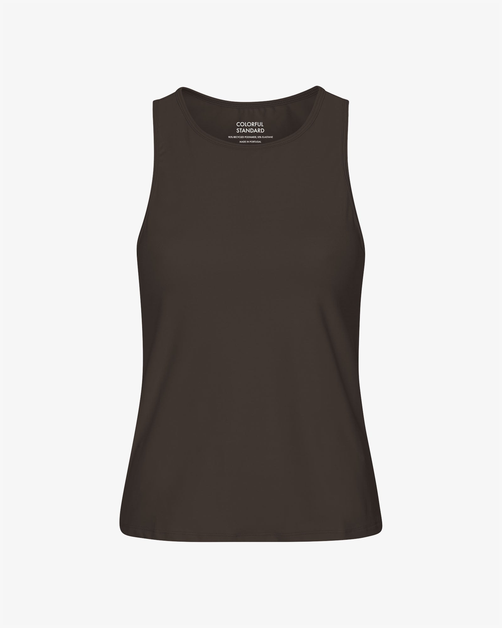 Colorful Standard Active Tank Top Coffee Brown Front