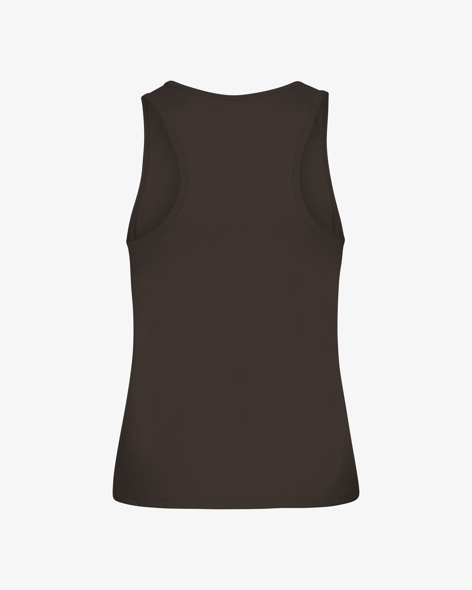 Colorful Standard Active Tank Top Coffee Brown Back