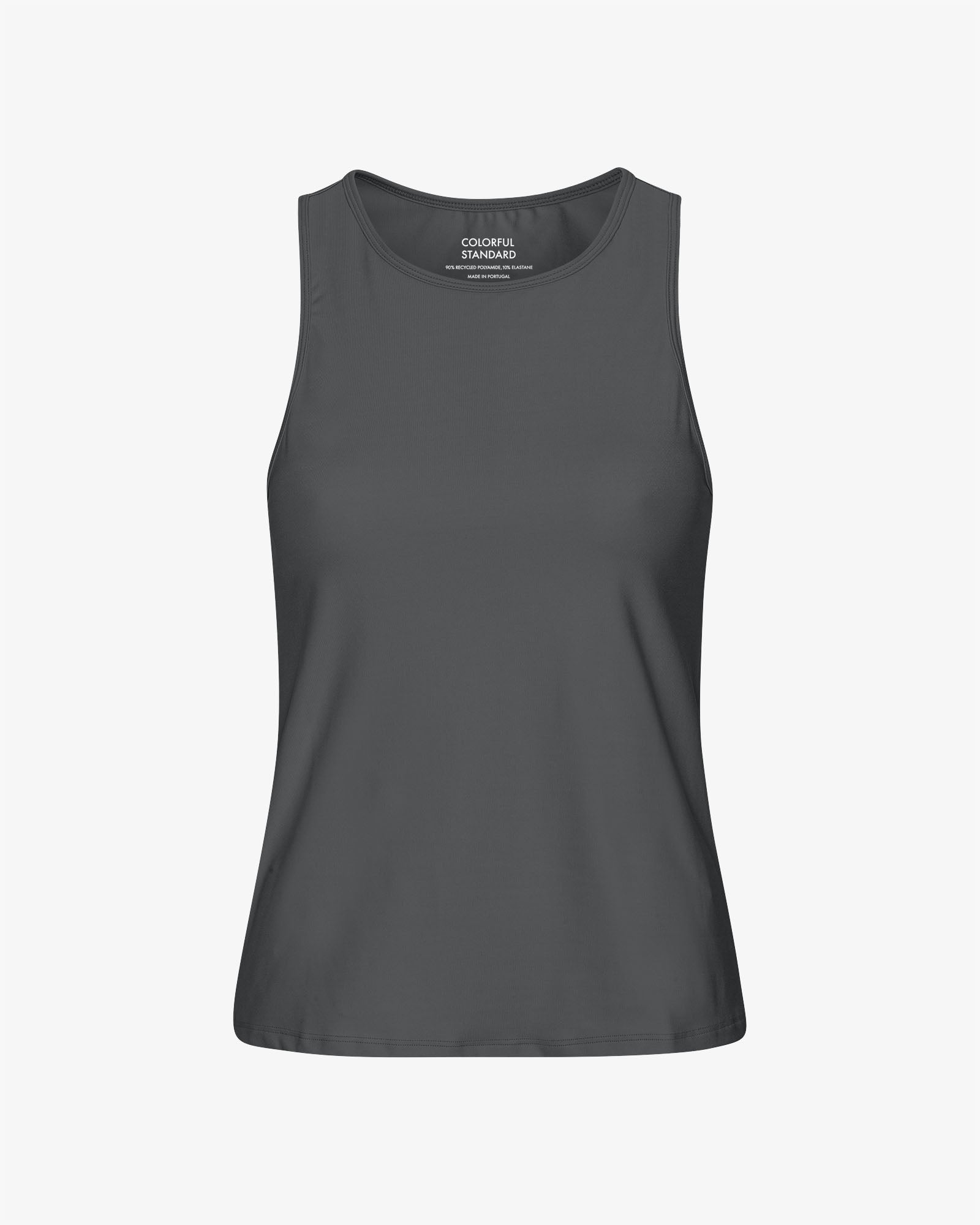 Colorful Standard Active Tank Top Lava Grey Front