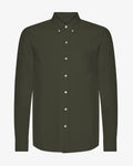 Organic Button Down Shirt - Hunter Green