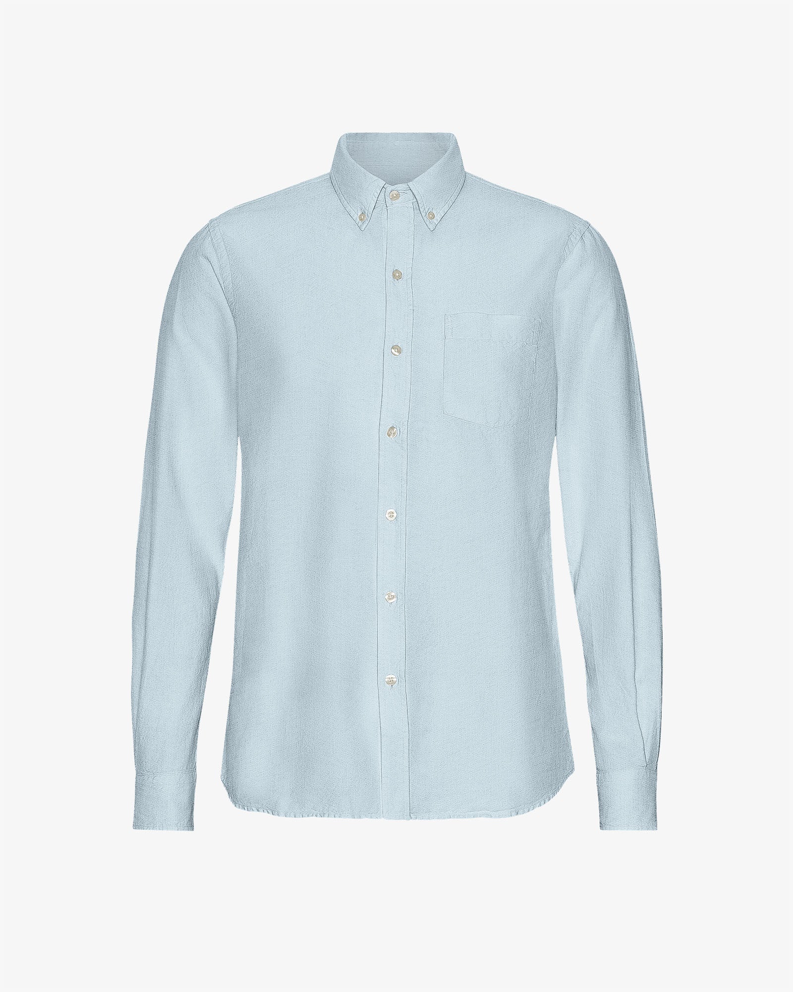 Organic Button Down Shirt - Polar Blue