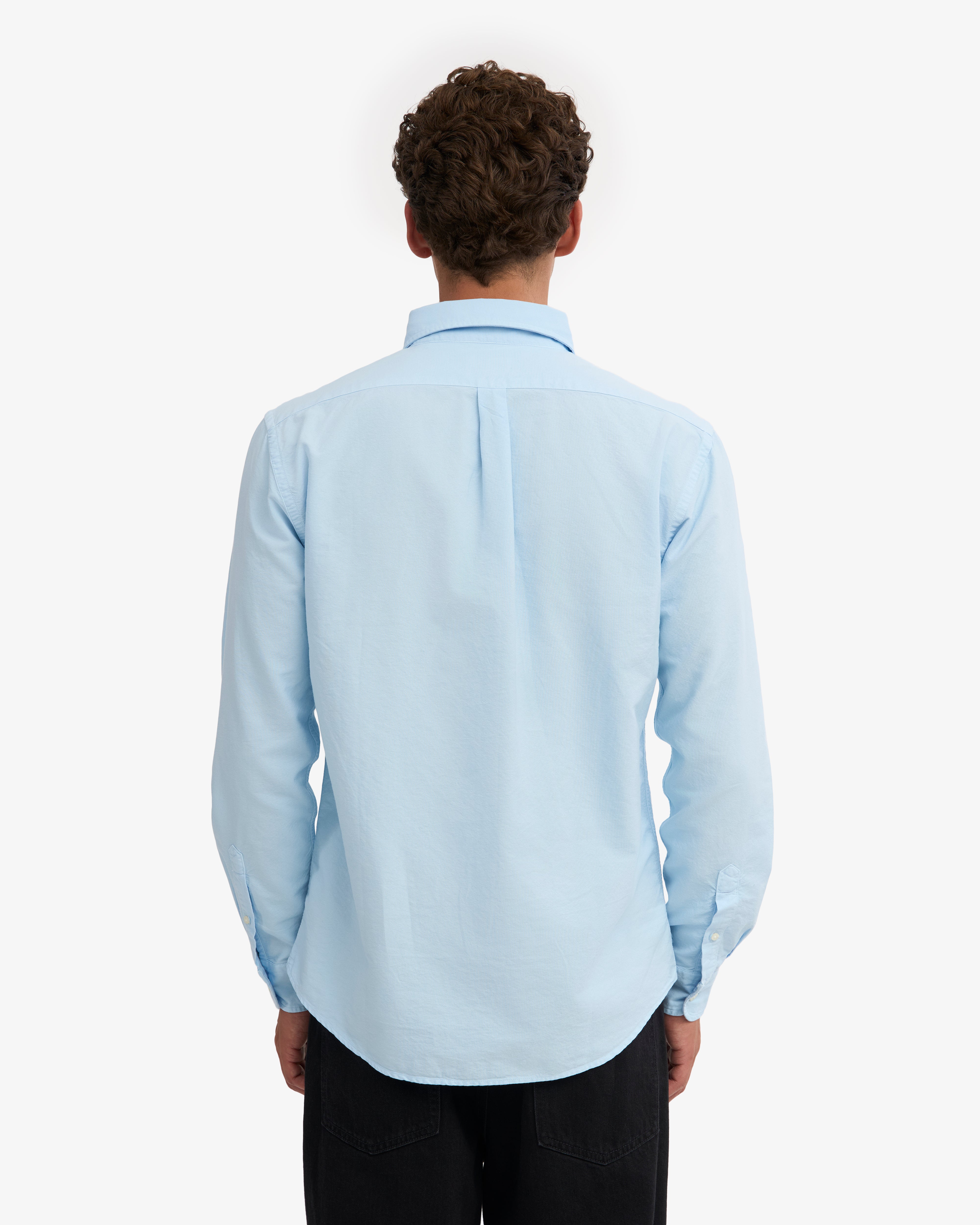 Organic Button Down Shirt - Polar Blue