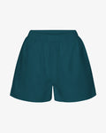 Women Organic Twill Shorts - Ocean Green