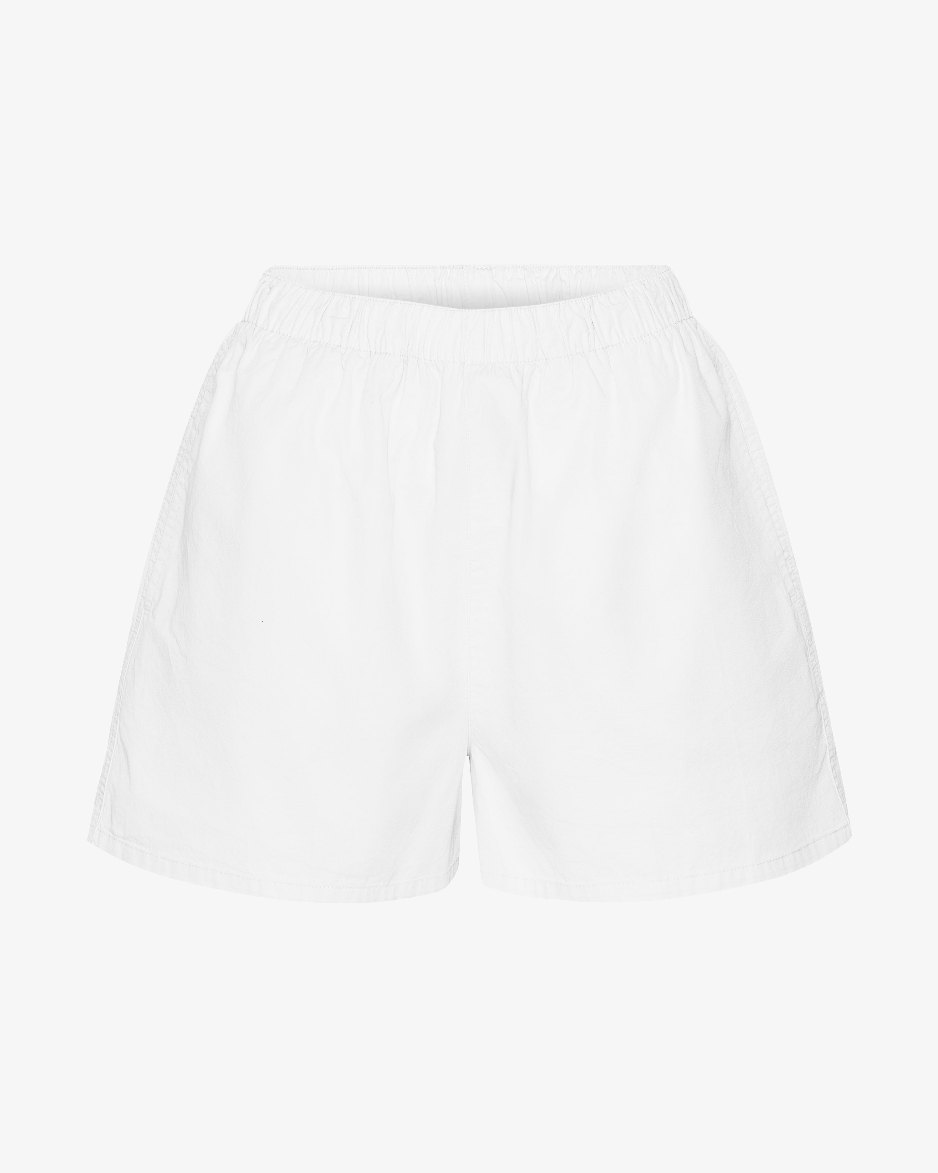 Women Organic Twill Shorts - Optical White