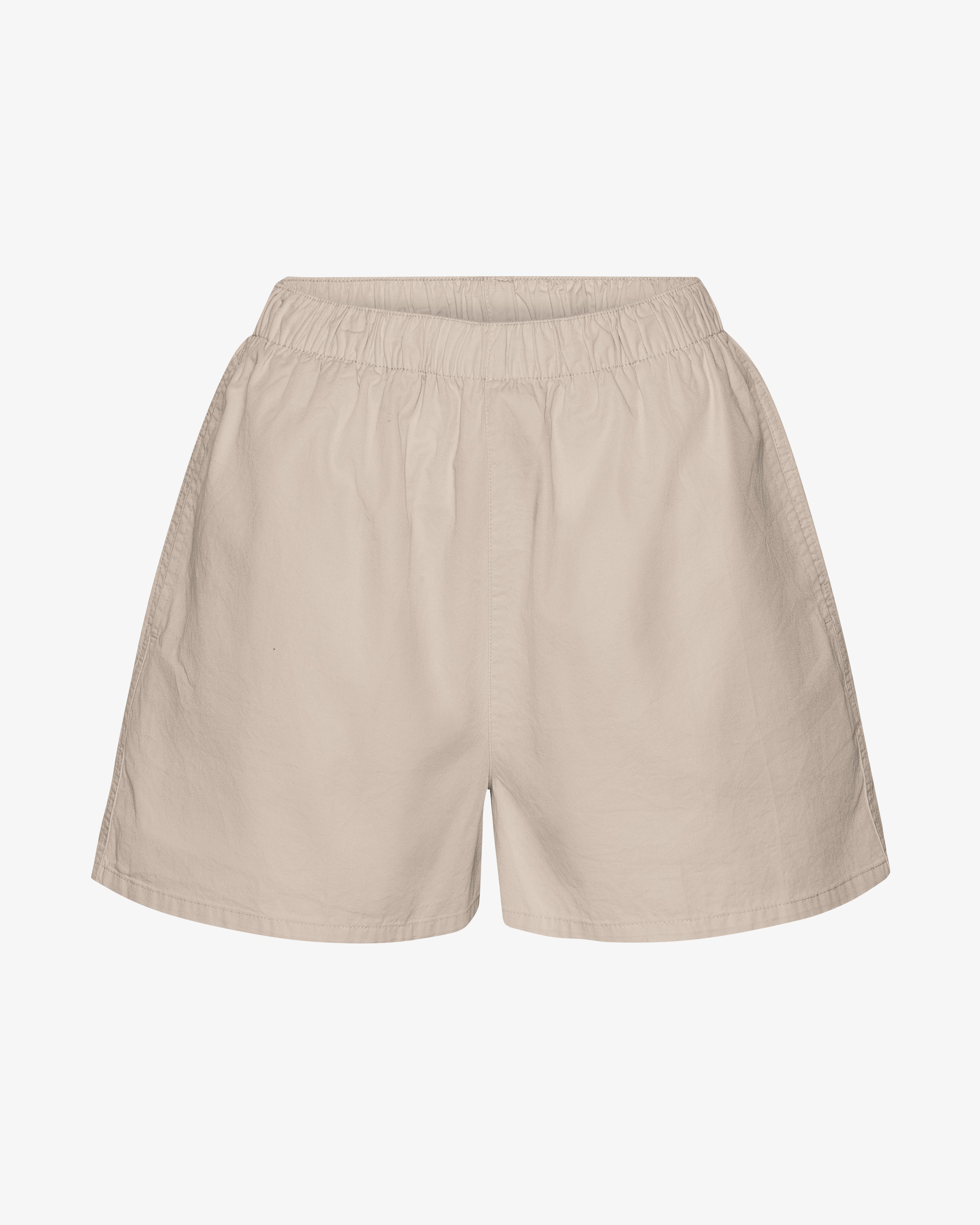 Women Organic Twill Shorts - Oyster Grey