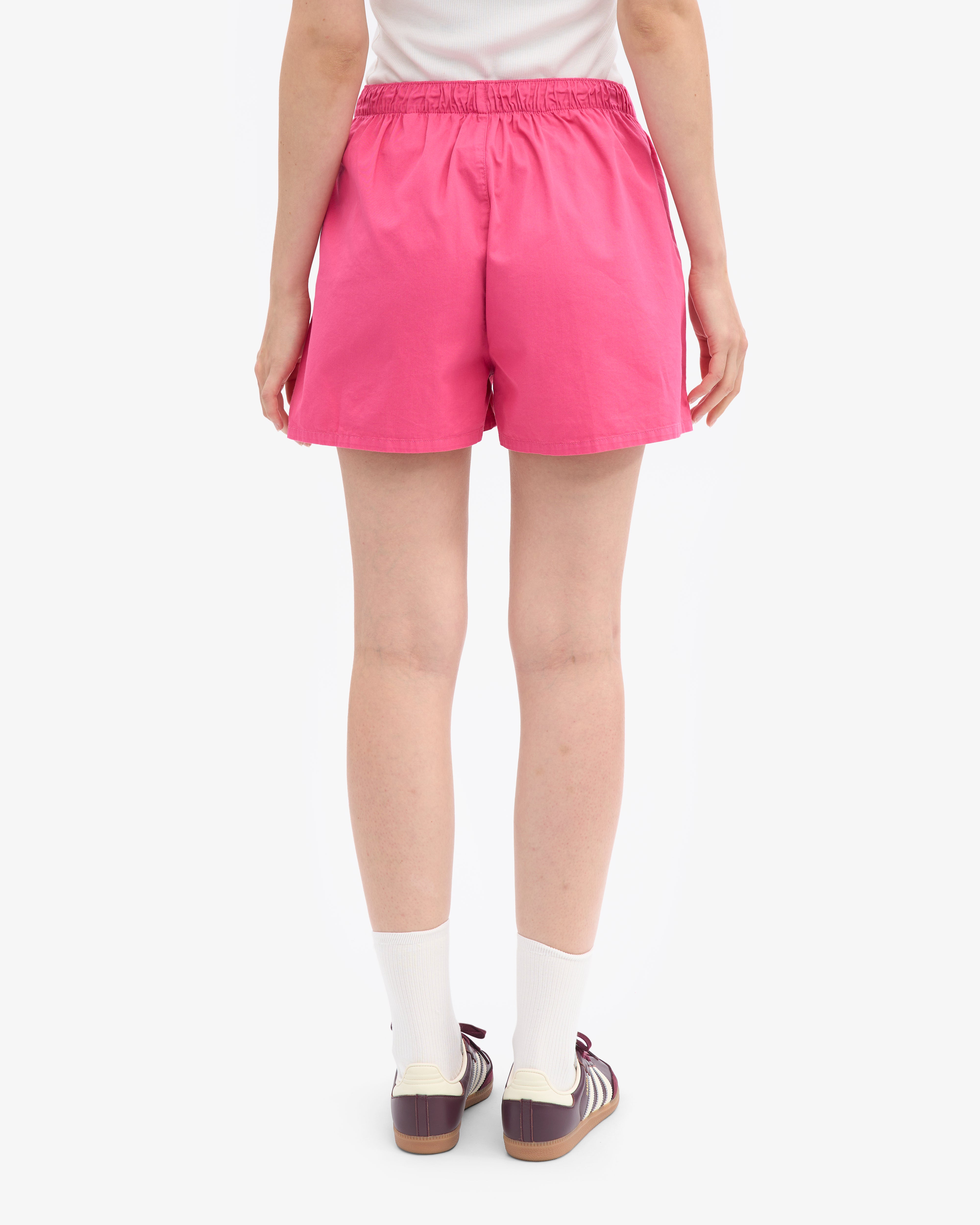 Women Organic Twill Shorts - Bubblegum Pink