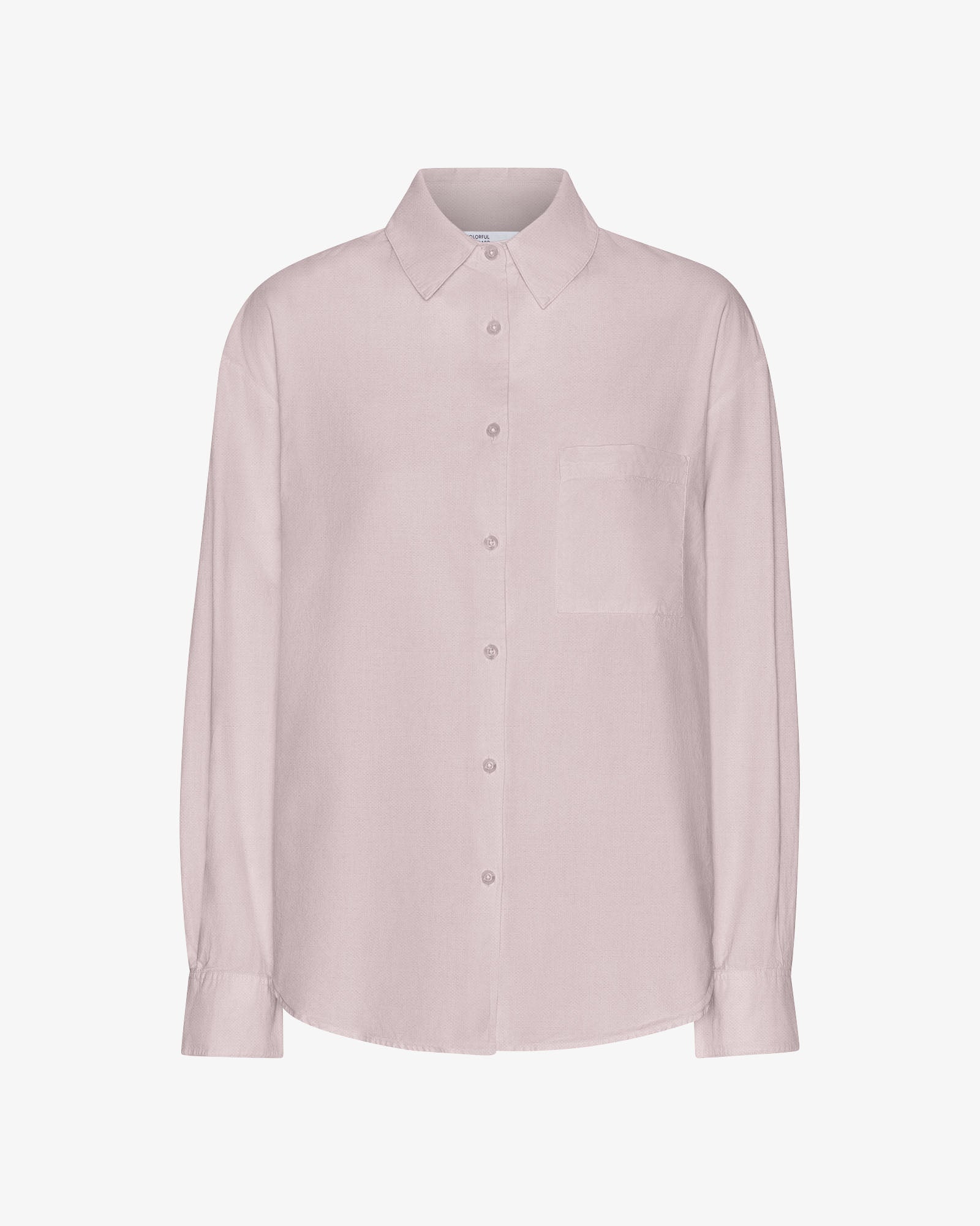Organic Oversized Shirt - Faded Pink