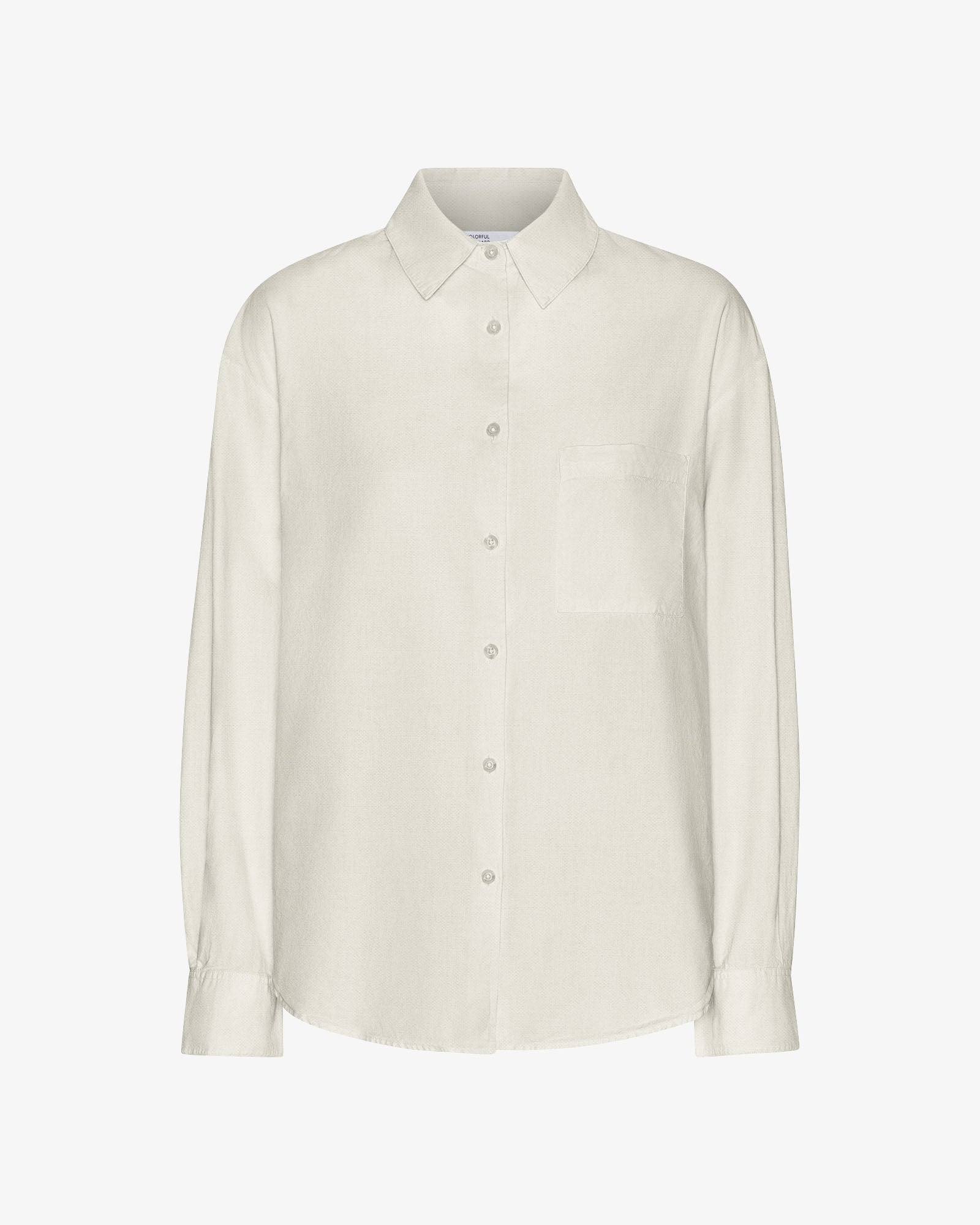 Organic Oversized Shirt - Ivory White