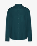Organic Oversized Shirt - Ocean Green