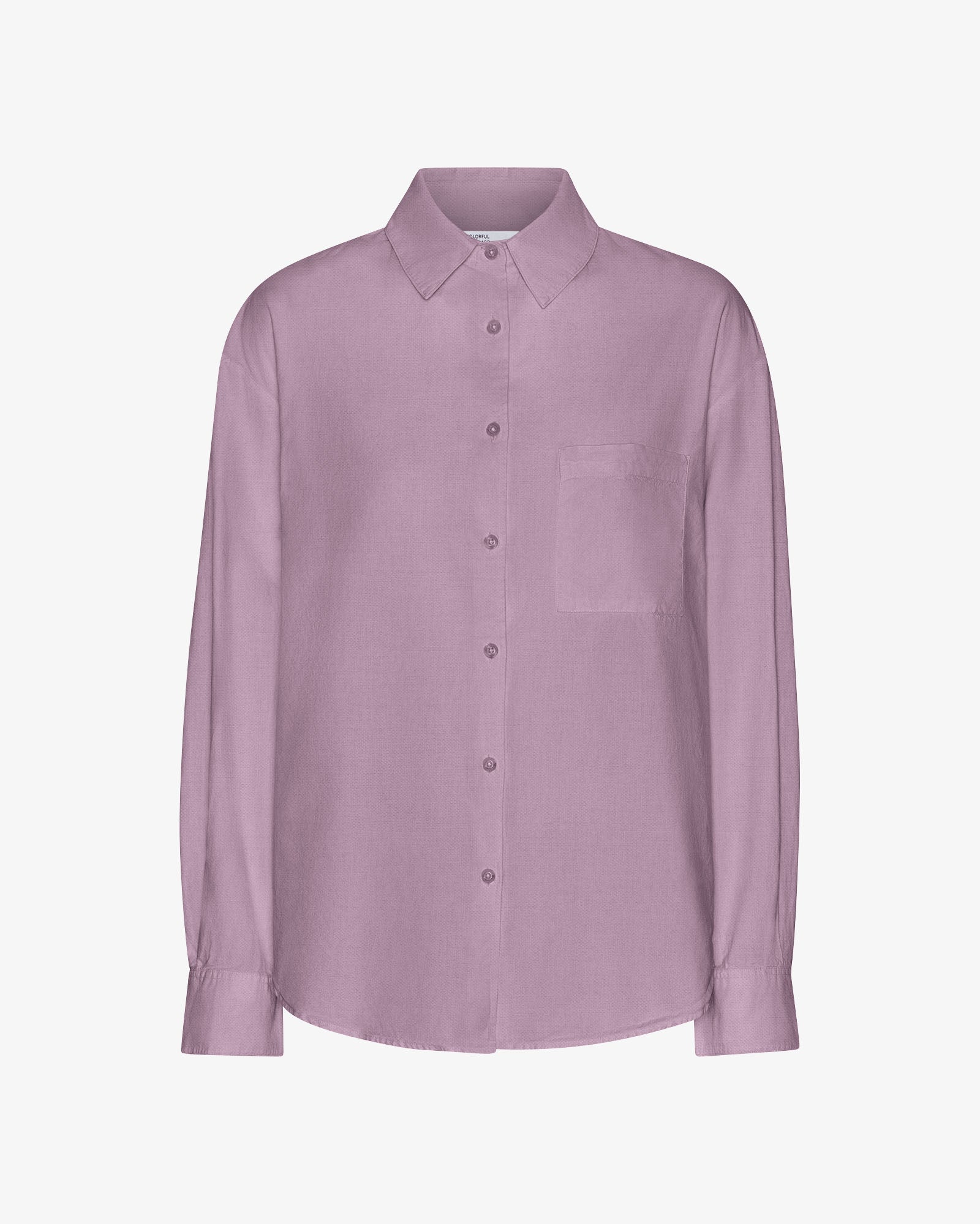 Organic Oversized Shirt - Pearly Purple