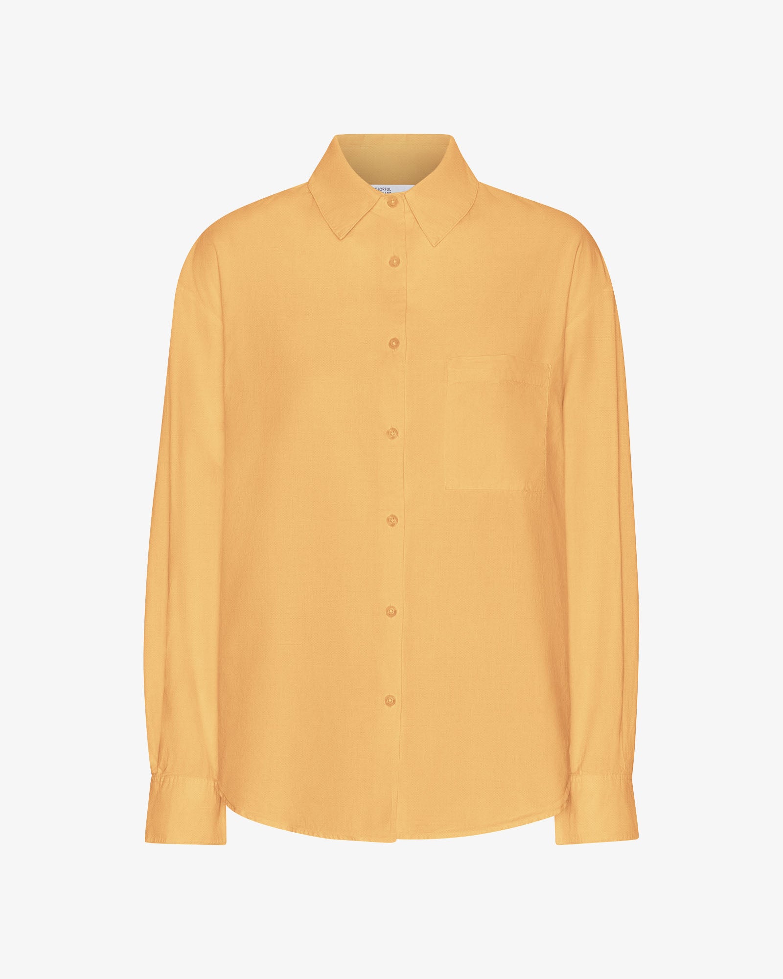 Organic Oversized Shirt - Sandstone Orange