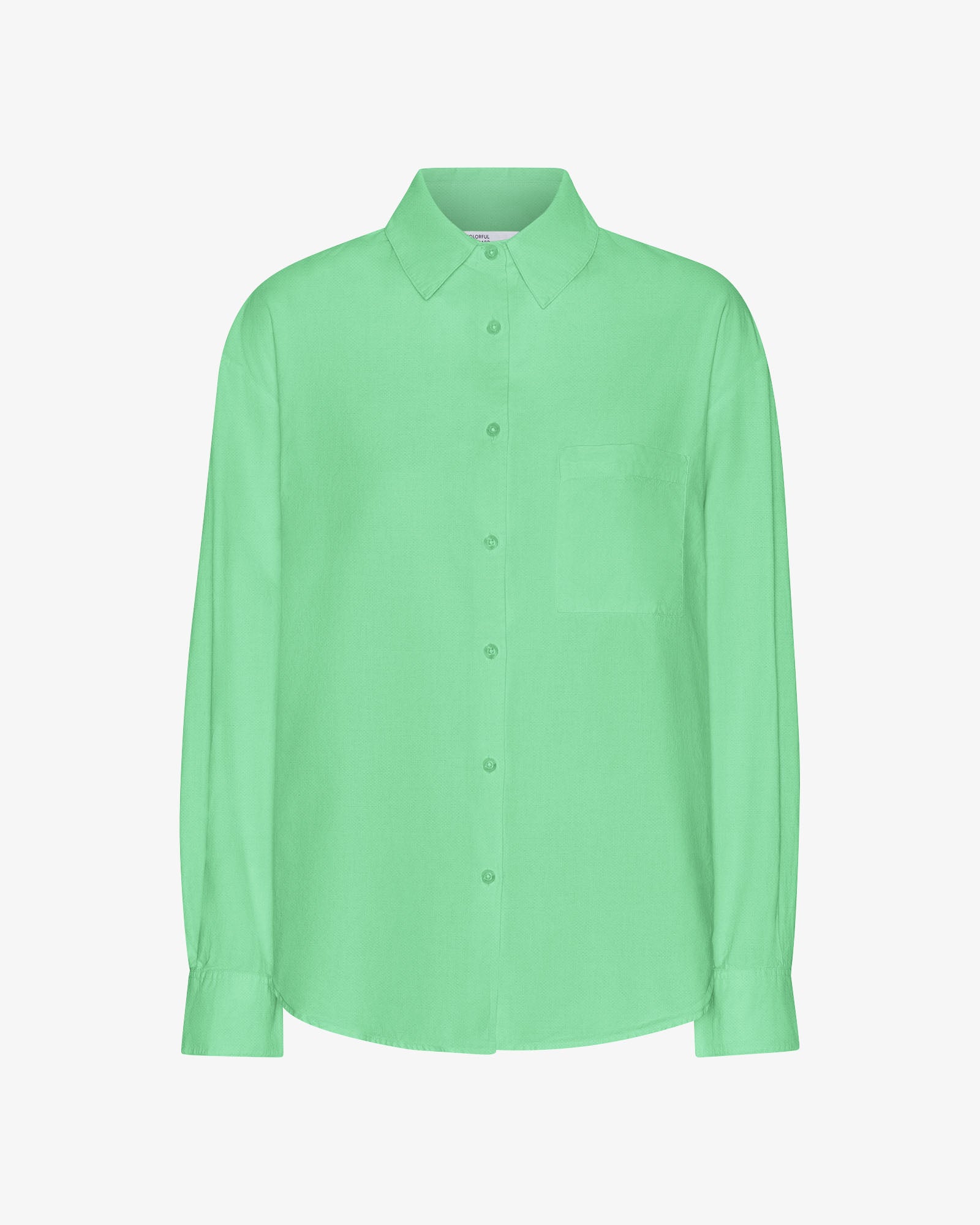 Organic Oversized Shirt - Spring Green
