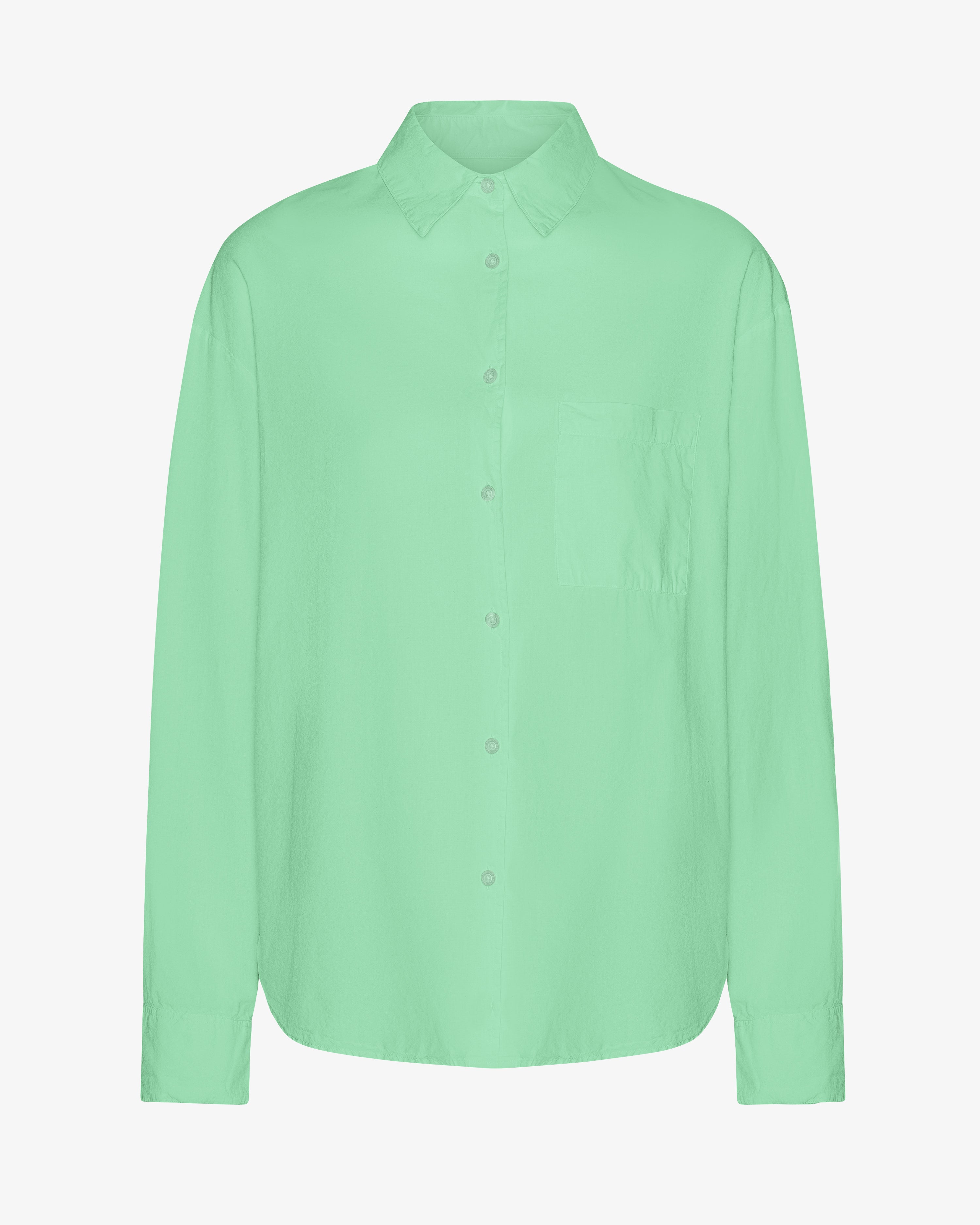 Organic Oversized Shirt - Spring Green