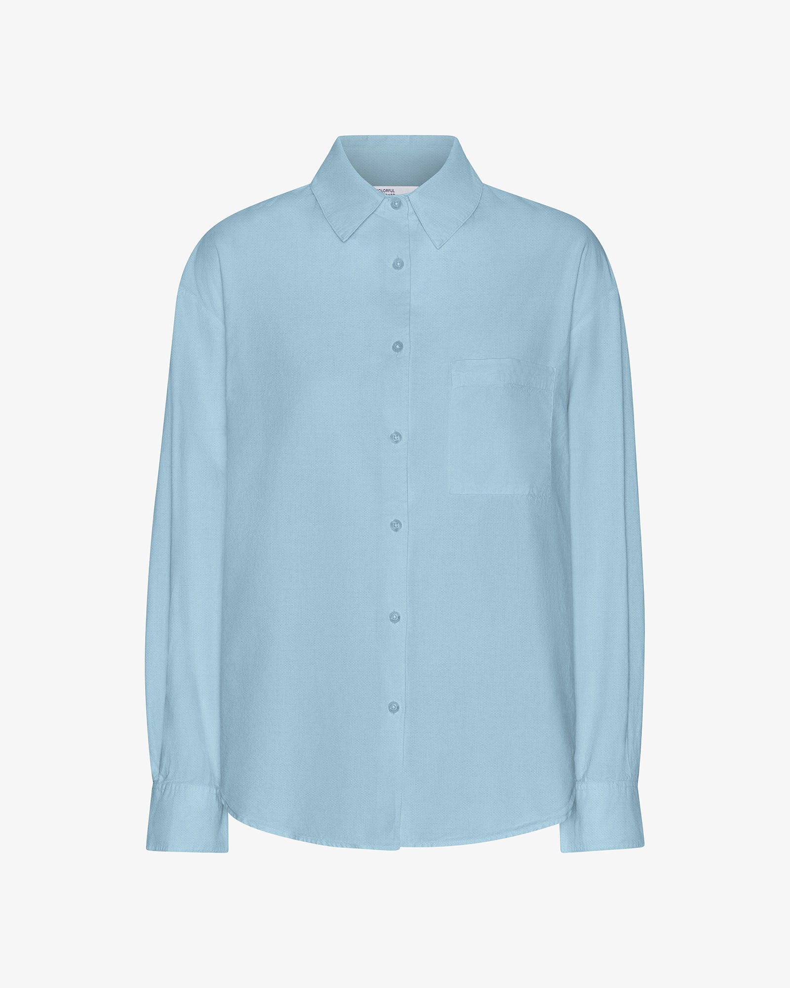 Organic Oversized Shirt - Seaside Blue