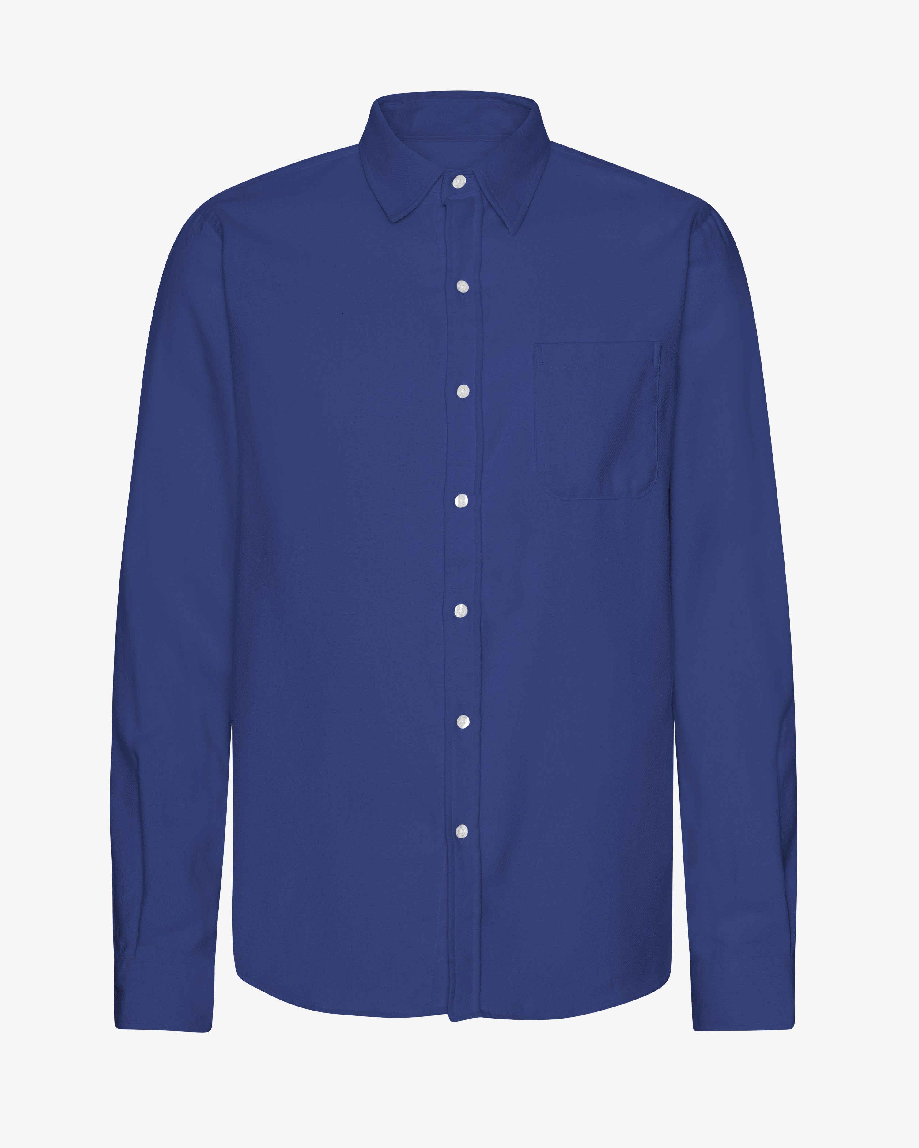 Organic Flannel Shirt - Petrol Blue – Colorful Standard