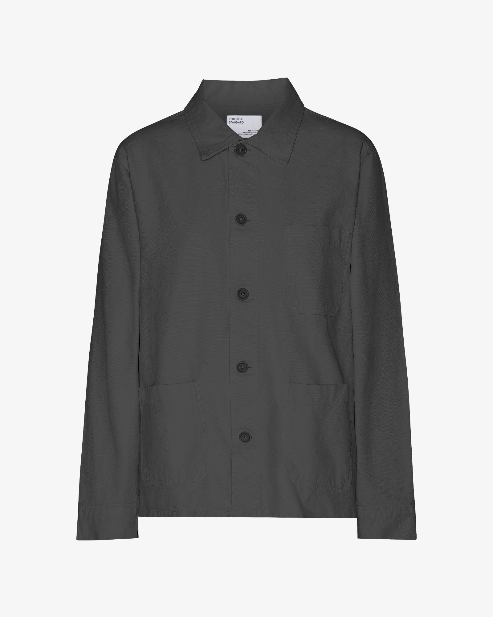 Organic Workwear Jacket - Lava Grey