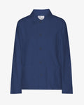 Organic Workwear Jacket - Marine Blue