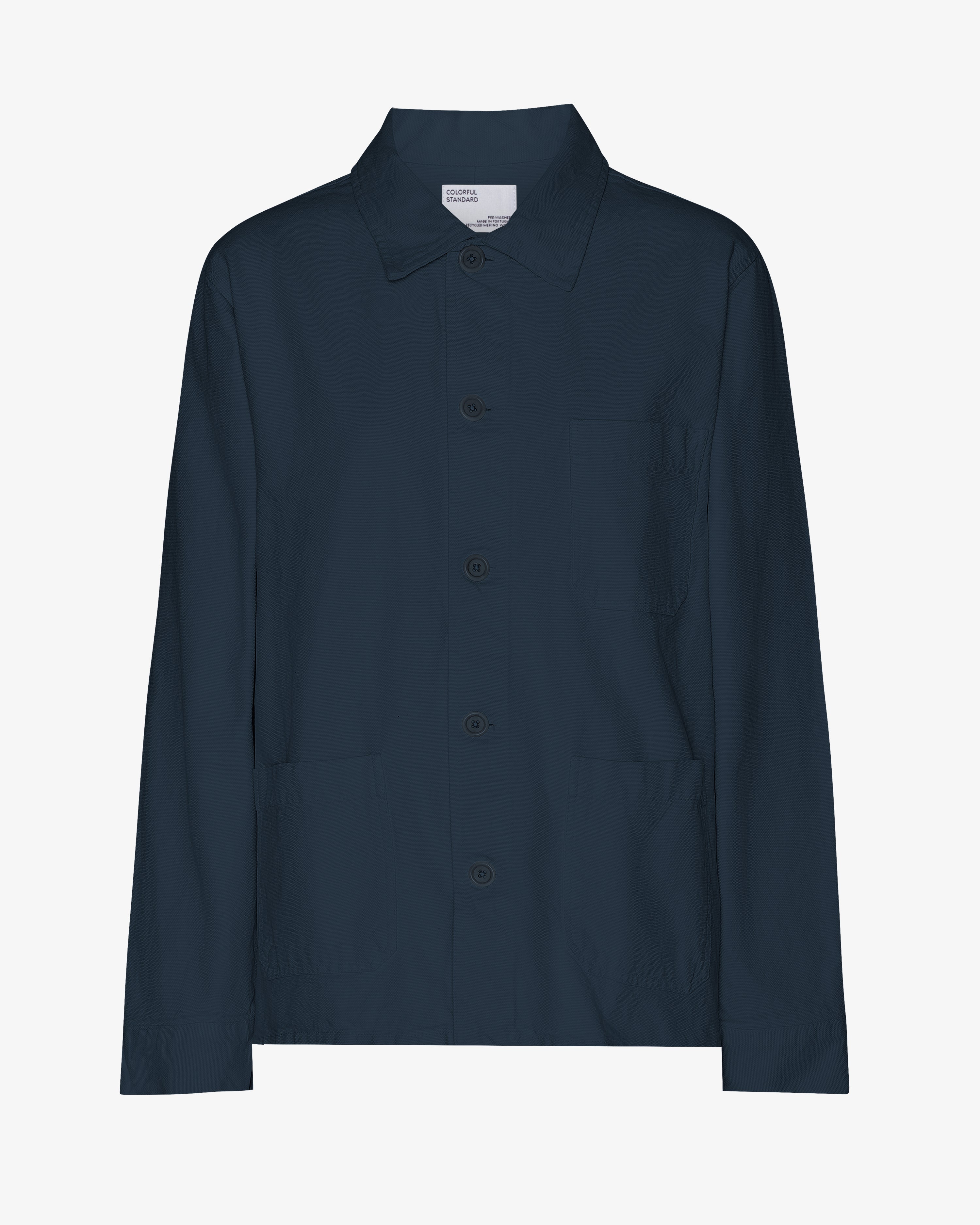 Organic Workwear Jacket - Navy Blue