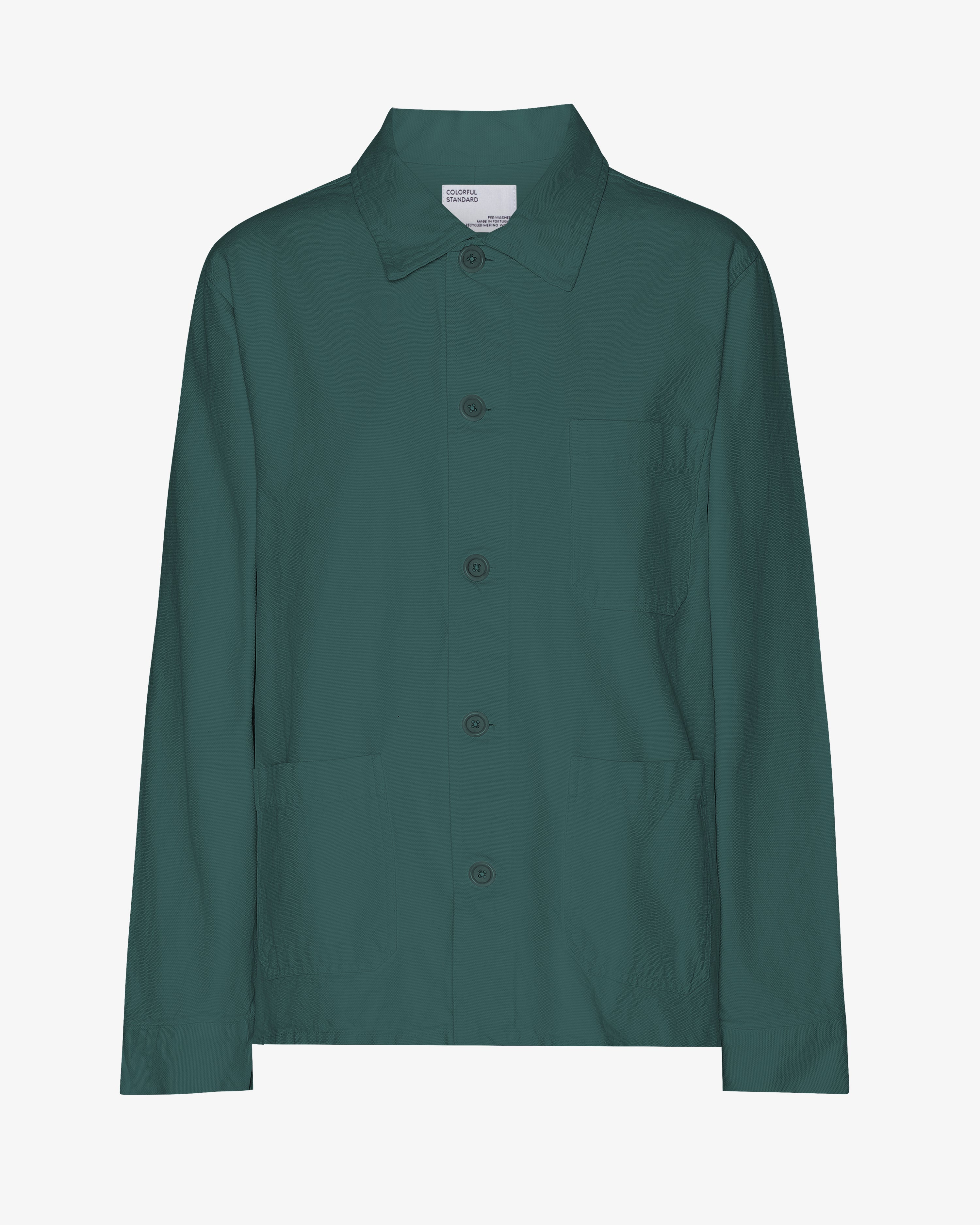 Organic Workwear Jacket - Ocean Green