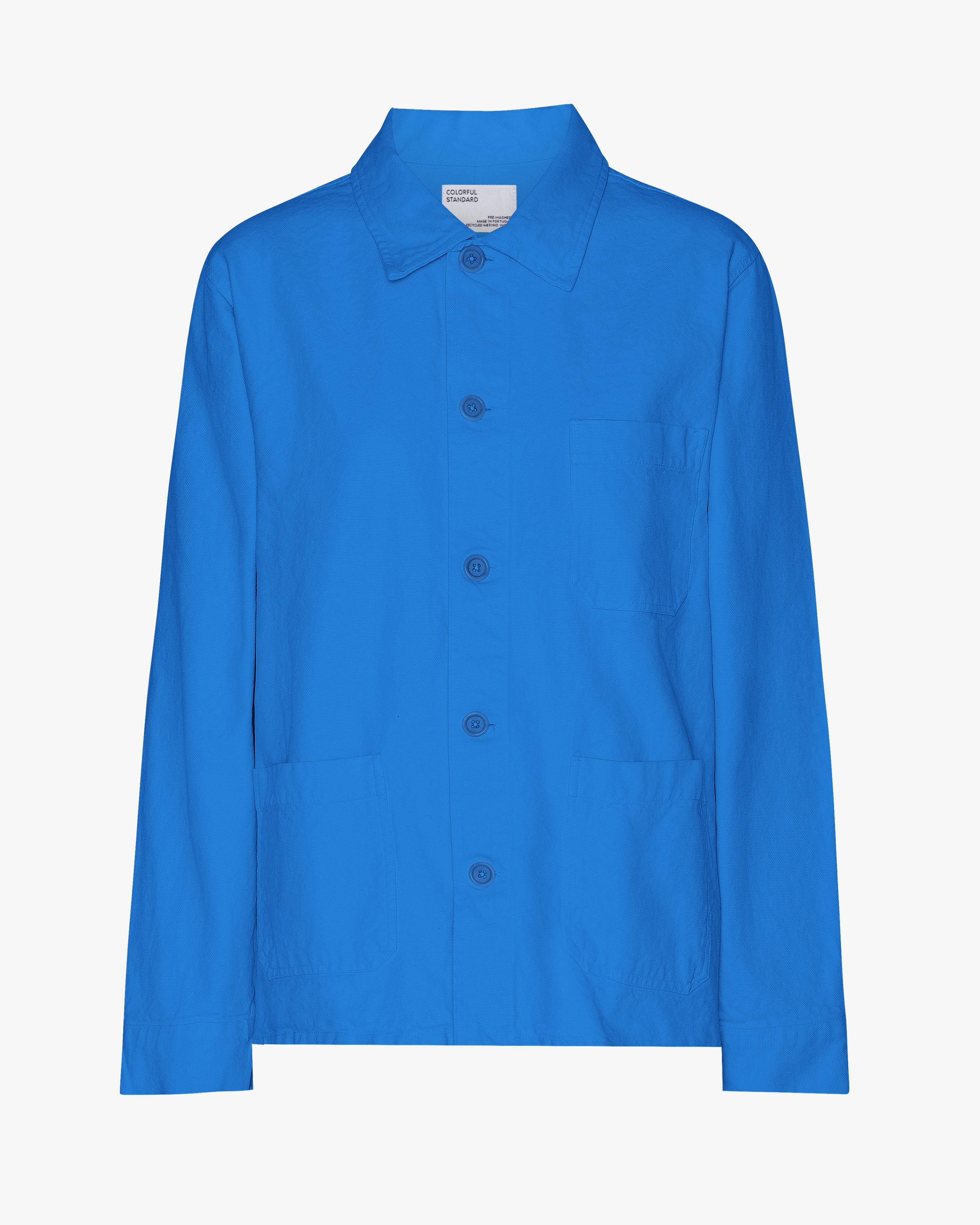 Organic Workwear Jacket - Pacific Blue