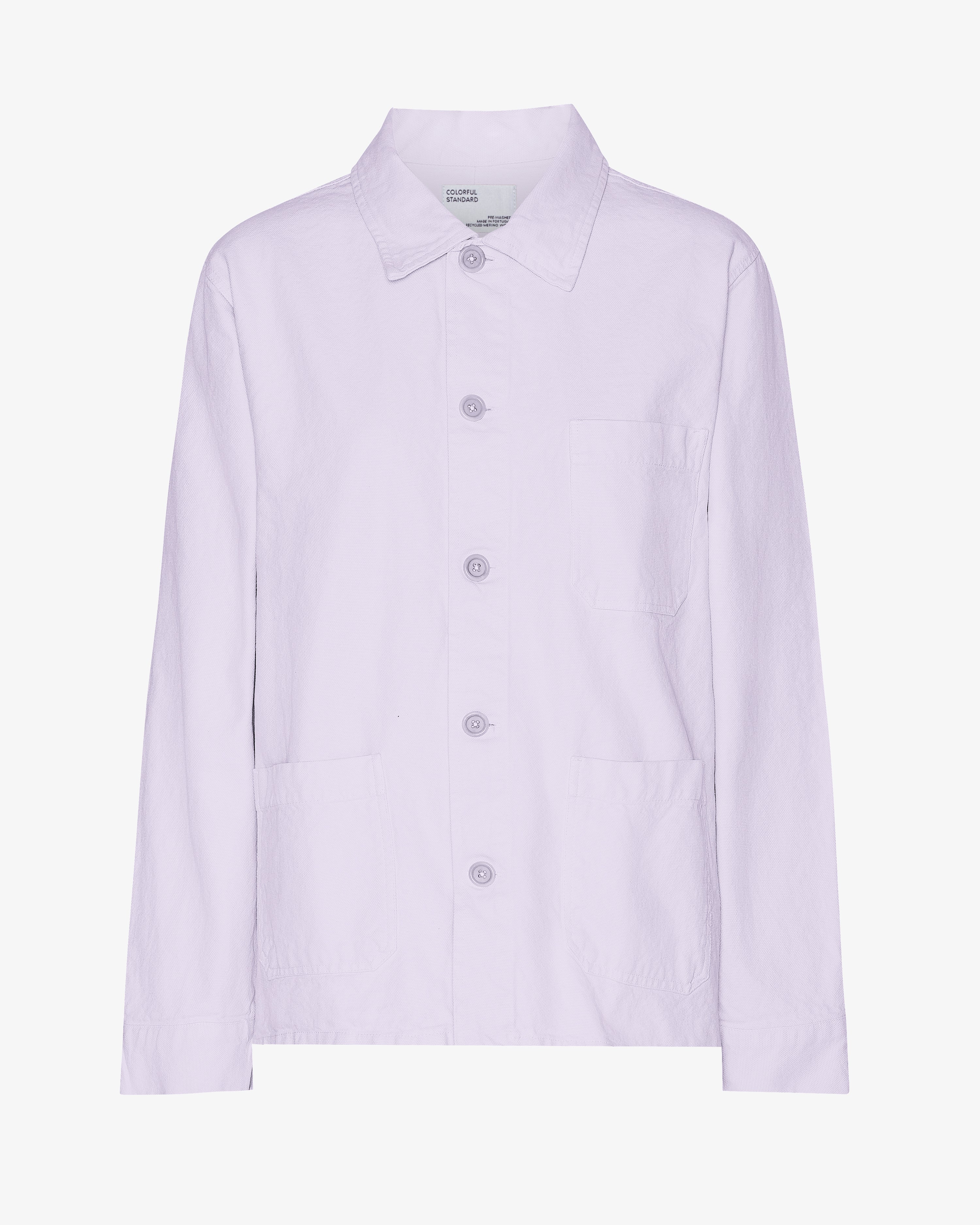 Organic Workwear Jacket - Soft Lavender