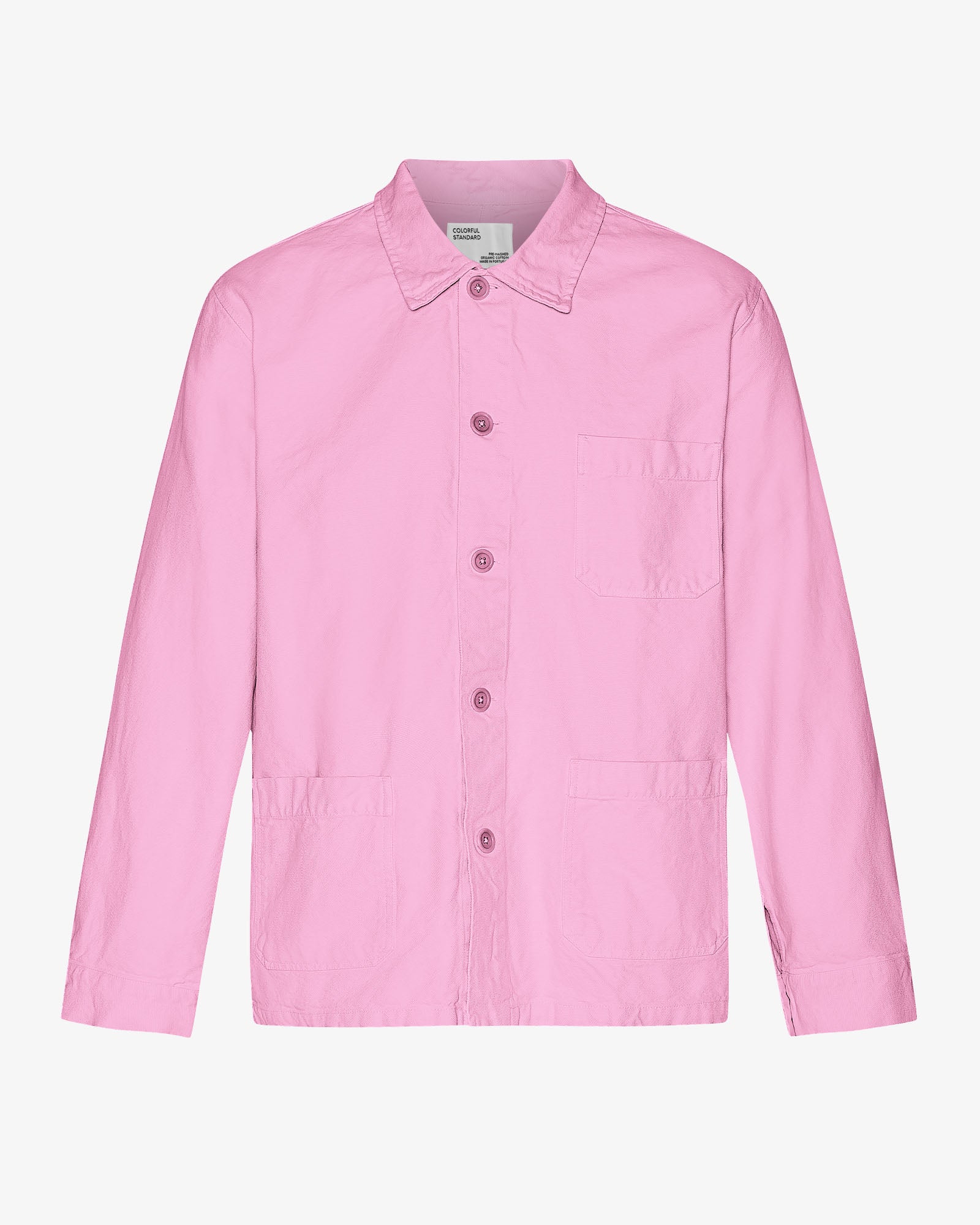 Organic Workwear Jacket - Flamingo Pink