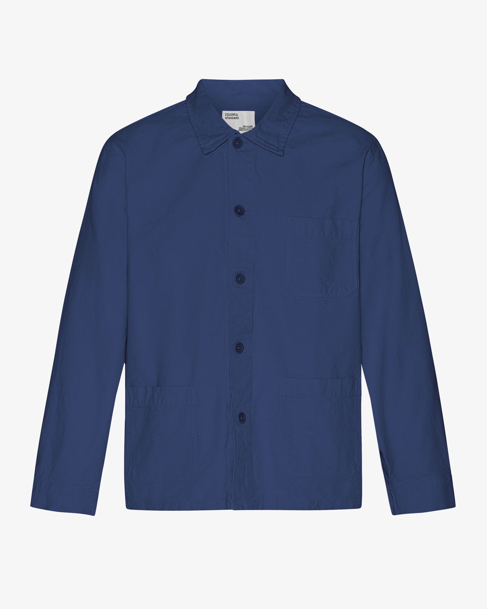 Organic Workwear Jacket - Marine Blue