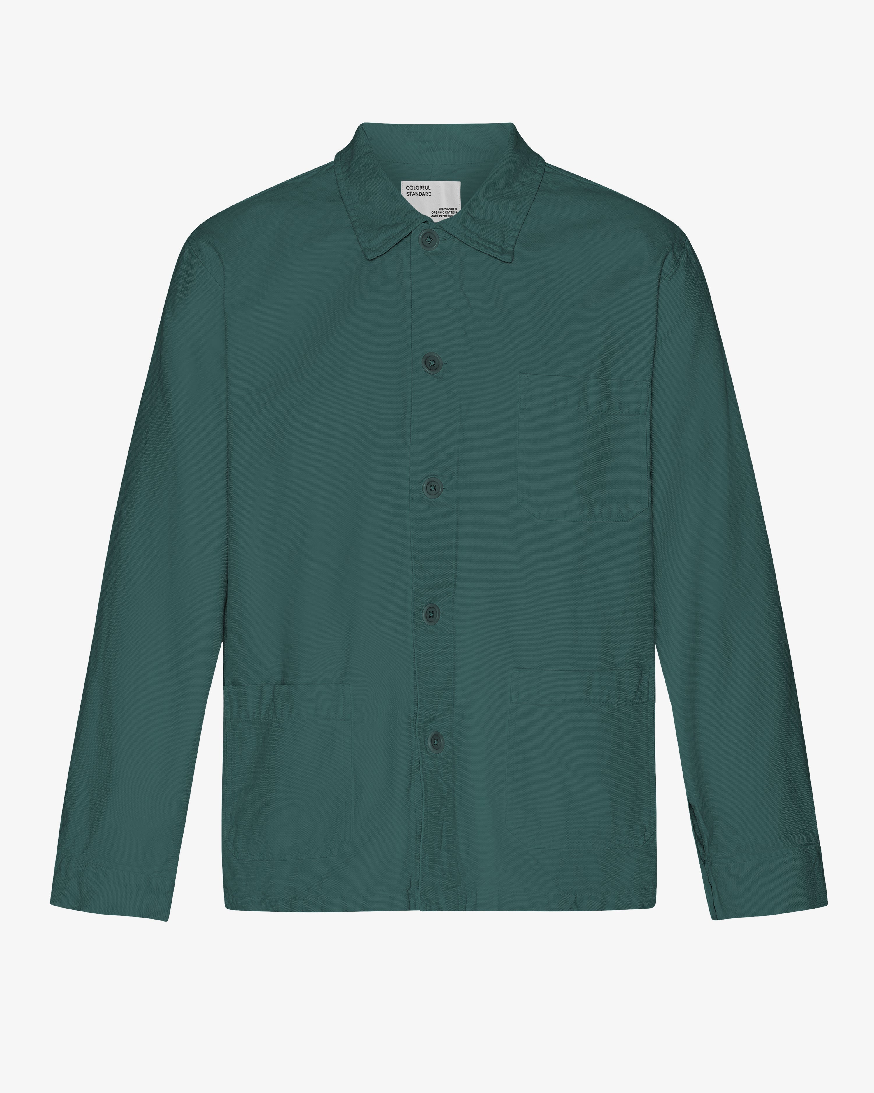 Organic Workwear Jacket - Ocean Green