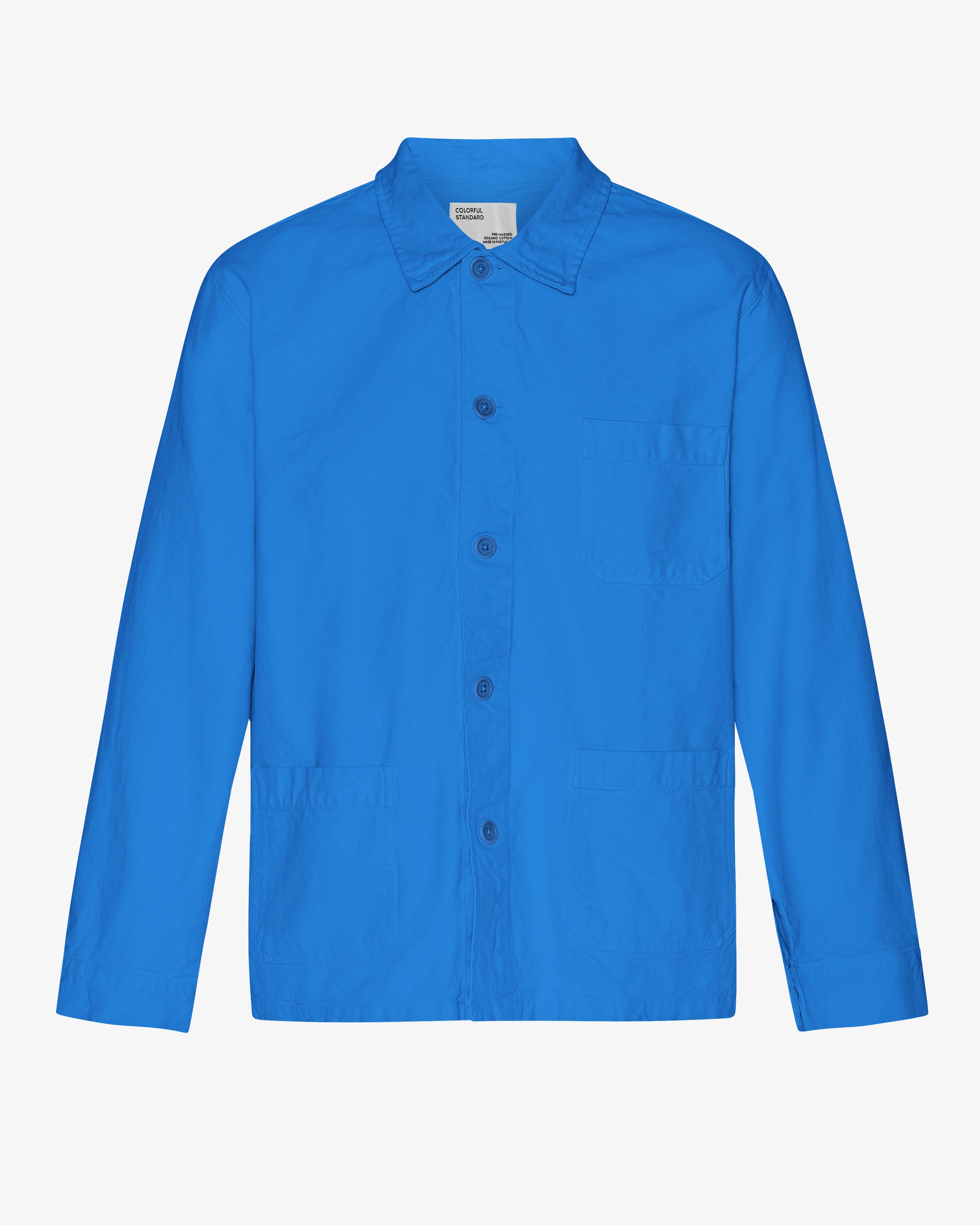 Organic Workwear Jacket - Pacific Blue