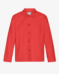 Organic Workwear Jacket - Red Tangerine