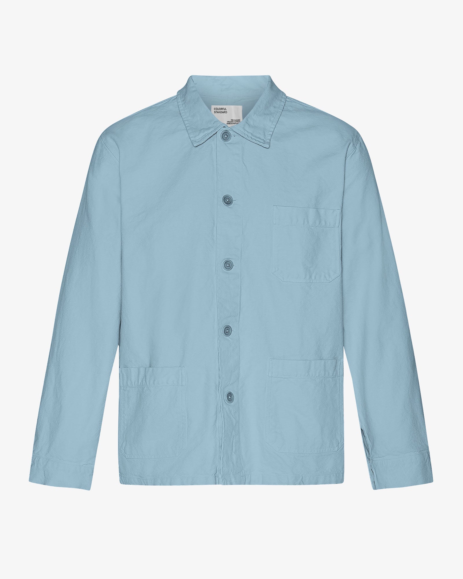 Organic Workwear Jacket - Seaside Blue