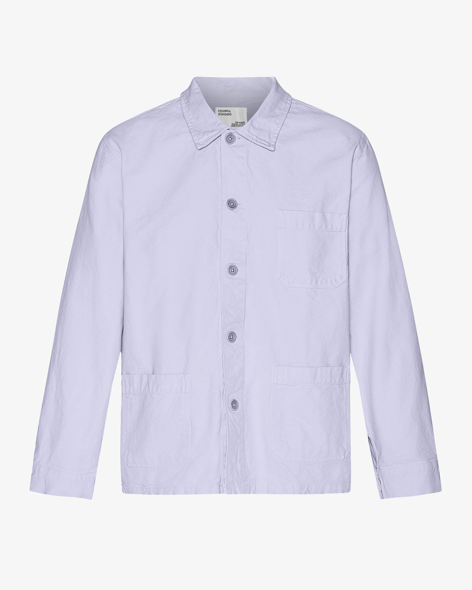 Organic Workwear Jacket - Soft Lavender
