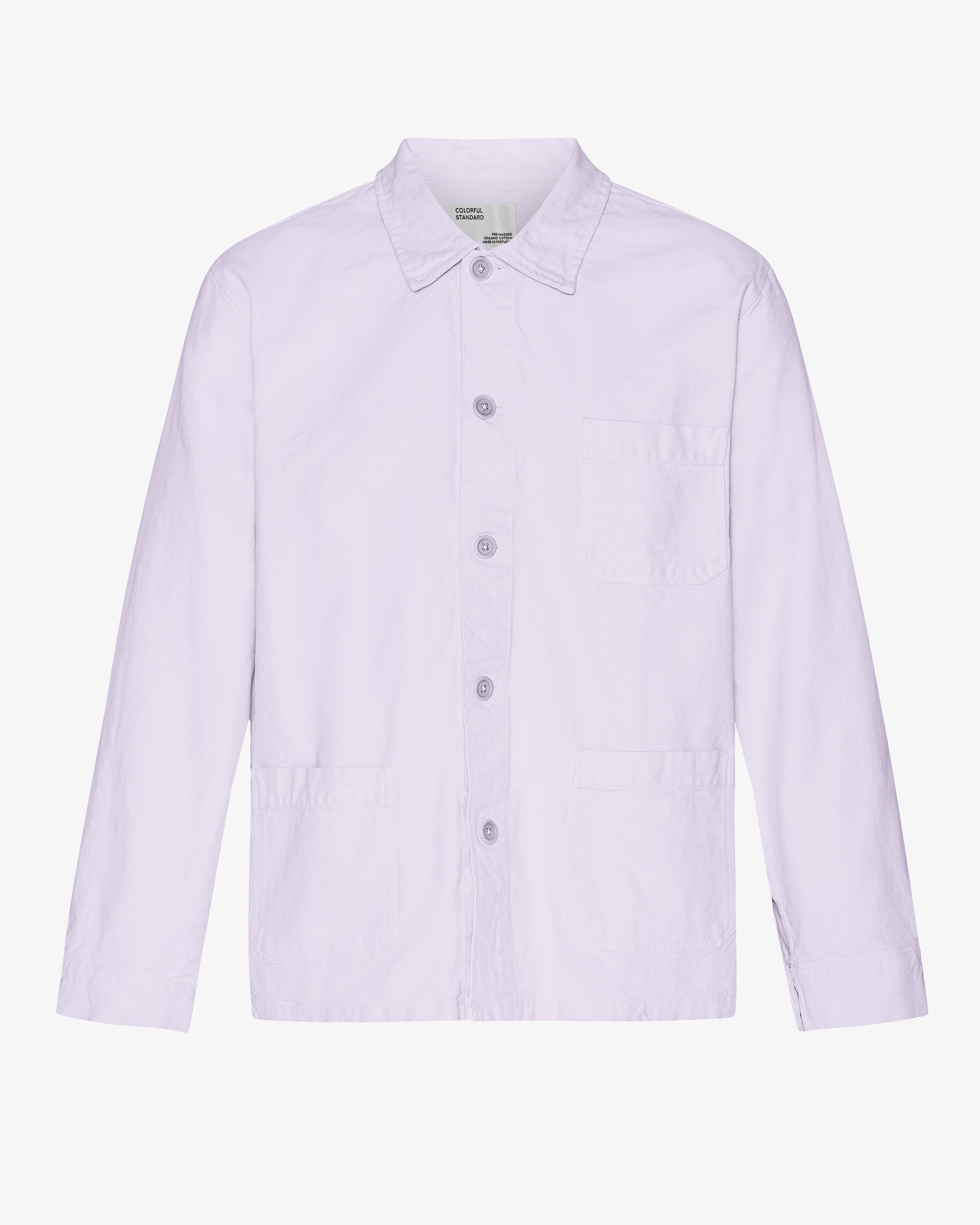 Organic Workwear Jacket - Soft Lavender